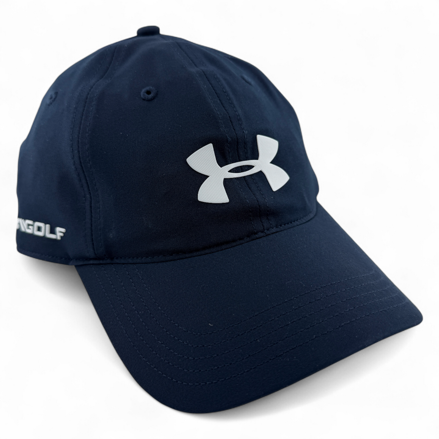 Under Armour Golf Driver Highlight Sport Fitness Navy Blue Adjustable Hat Cap
