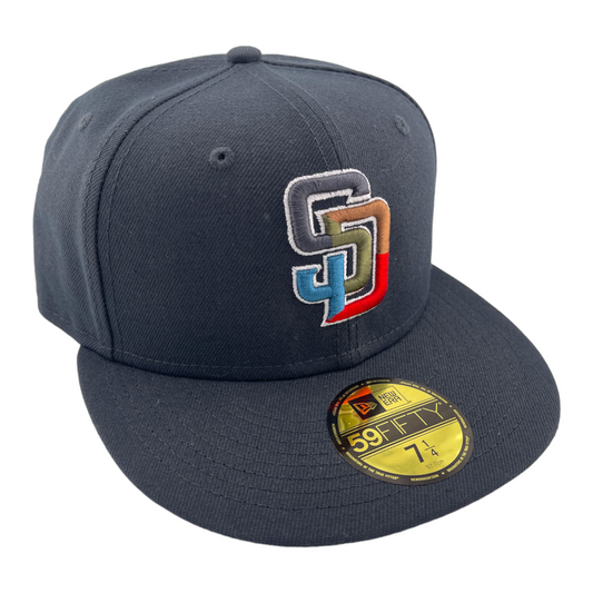 New Era San Diego Padres Multi Color Pack Charcoal/Grey UV 59FIFTY Fitted Hat Cap