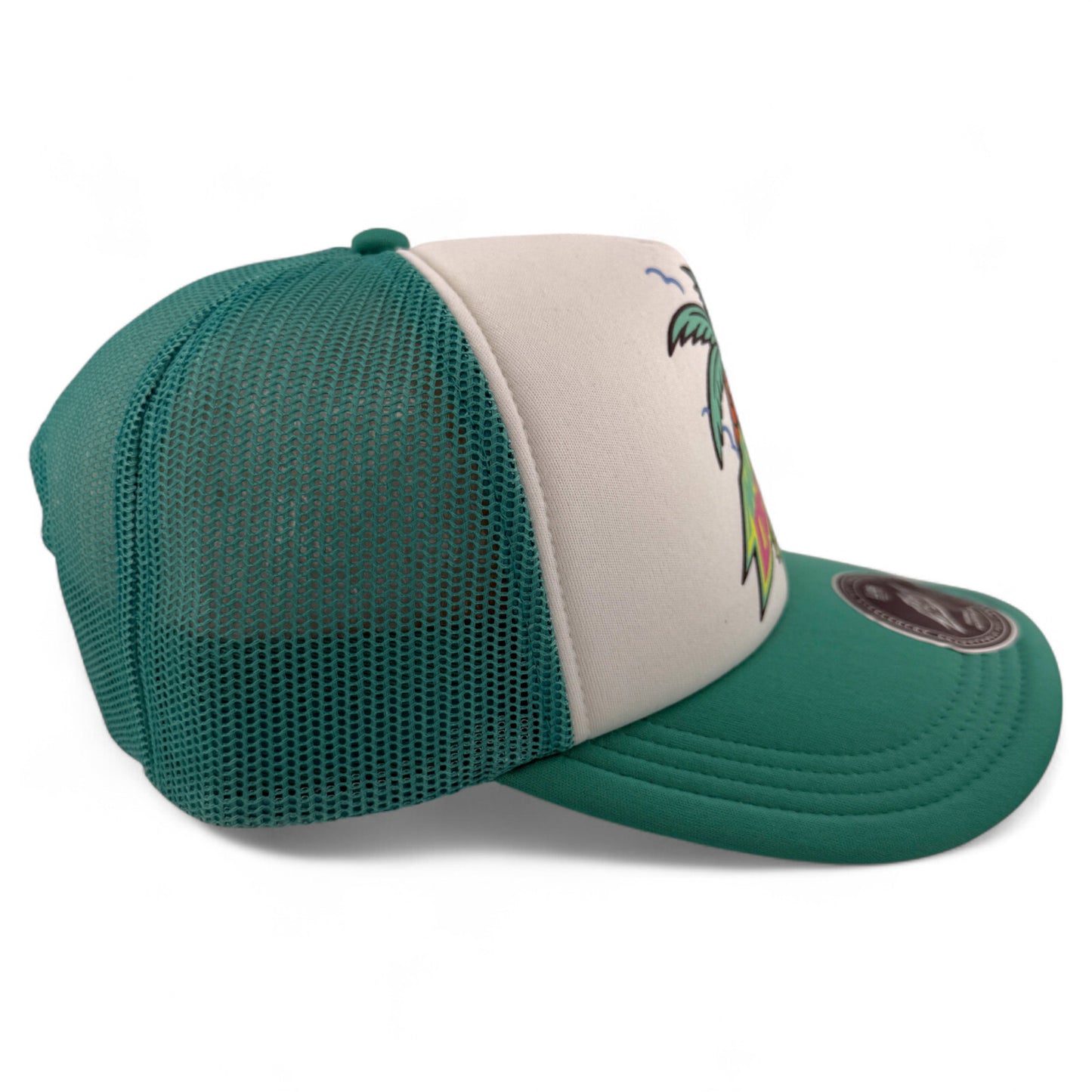 Mountain Dew Baja Blast Lids Exclusive Mtn Foam Trucker Adjustable Snapback Hat