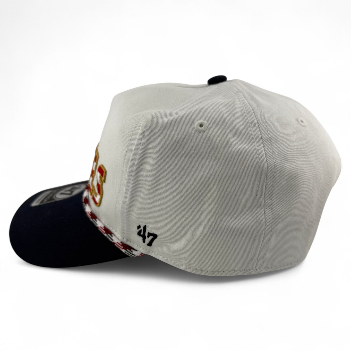'47 Brand Los Angeles Angels MBL Flag Script A-Frame Rope Snapback Adjustable