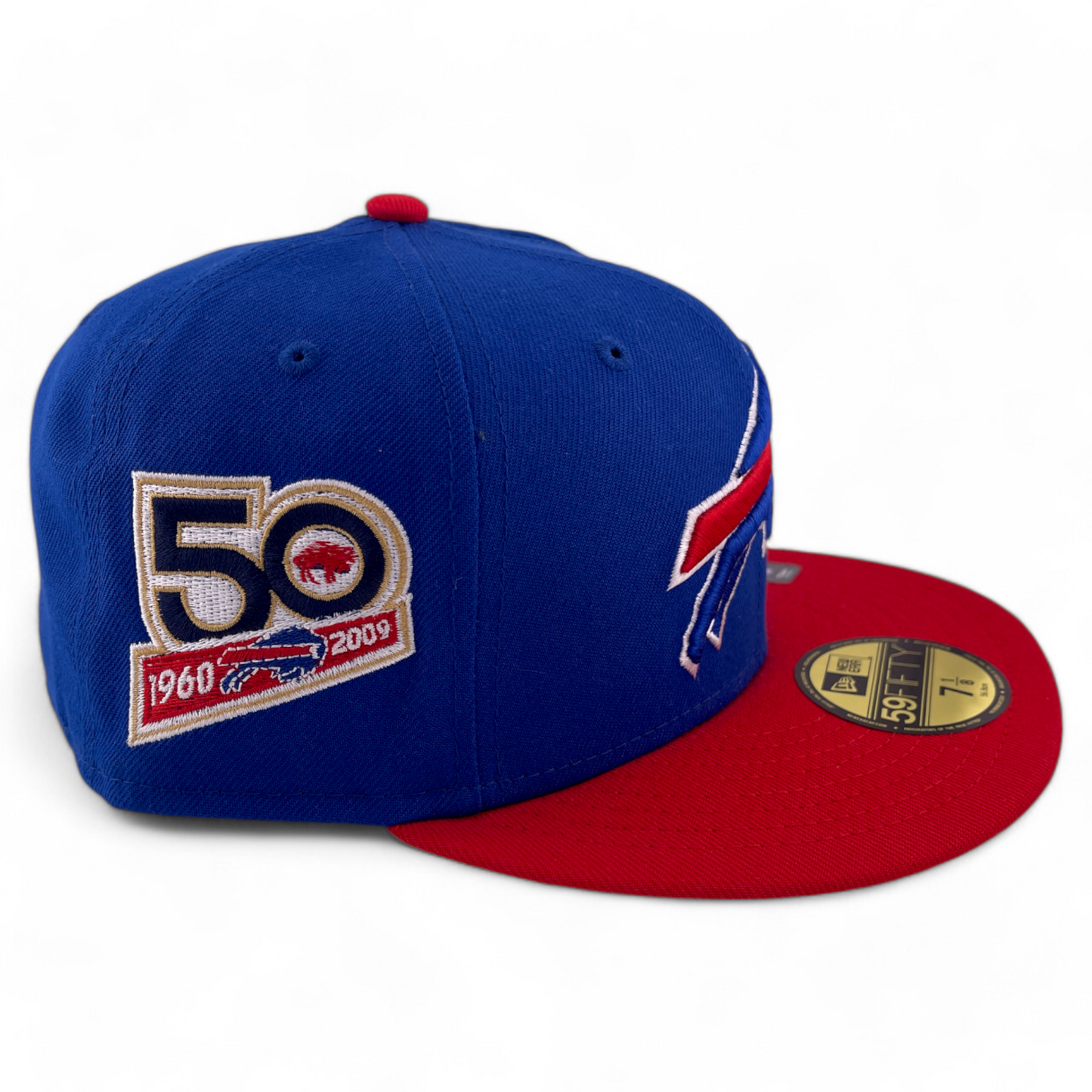 New Era Buffalo Bills NFL 2-Tone Primary 50th Anniversary 59FIFTY Fitted Hat Cap