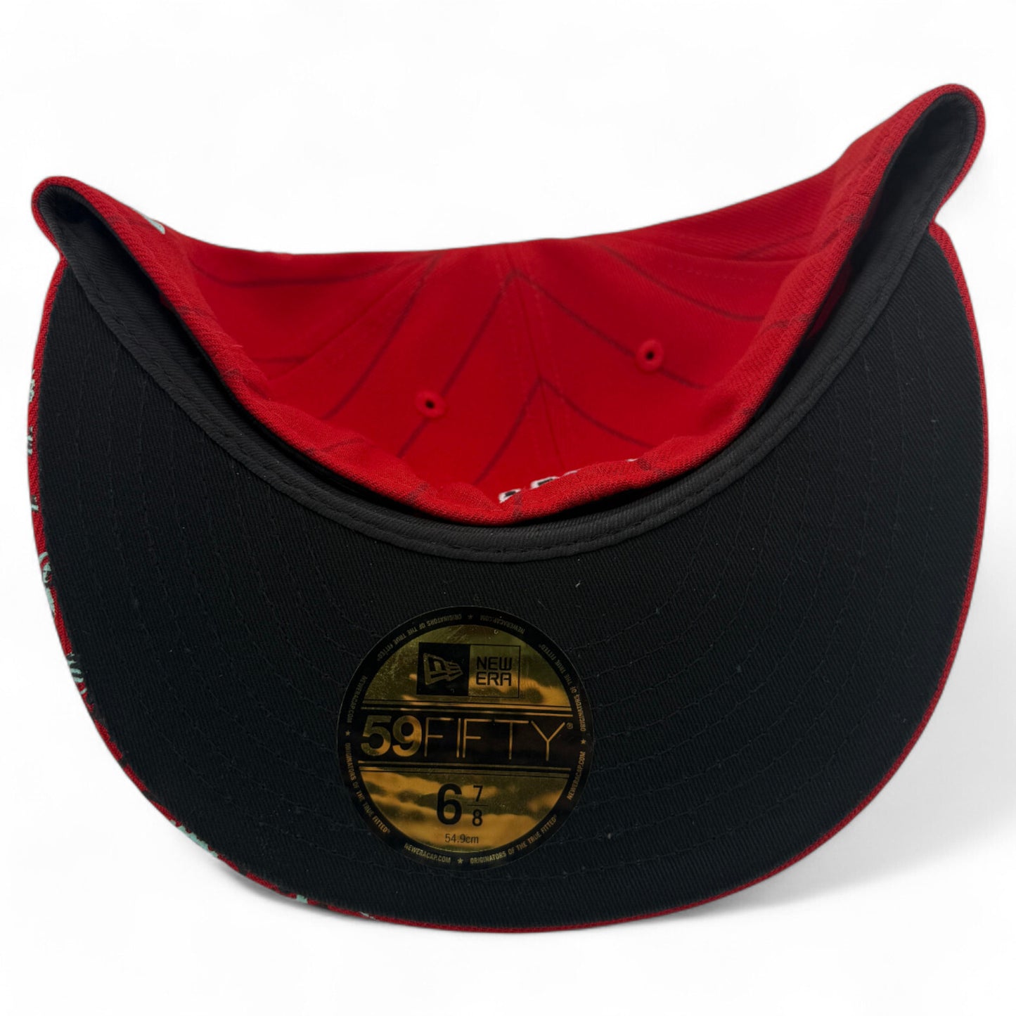 New Era Diablos Rojos del México LMB Pinstripe Bandana 59FIFTY Fitted Hat Cap