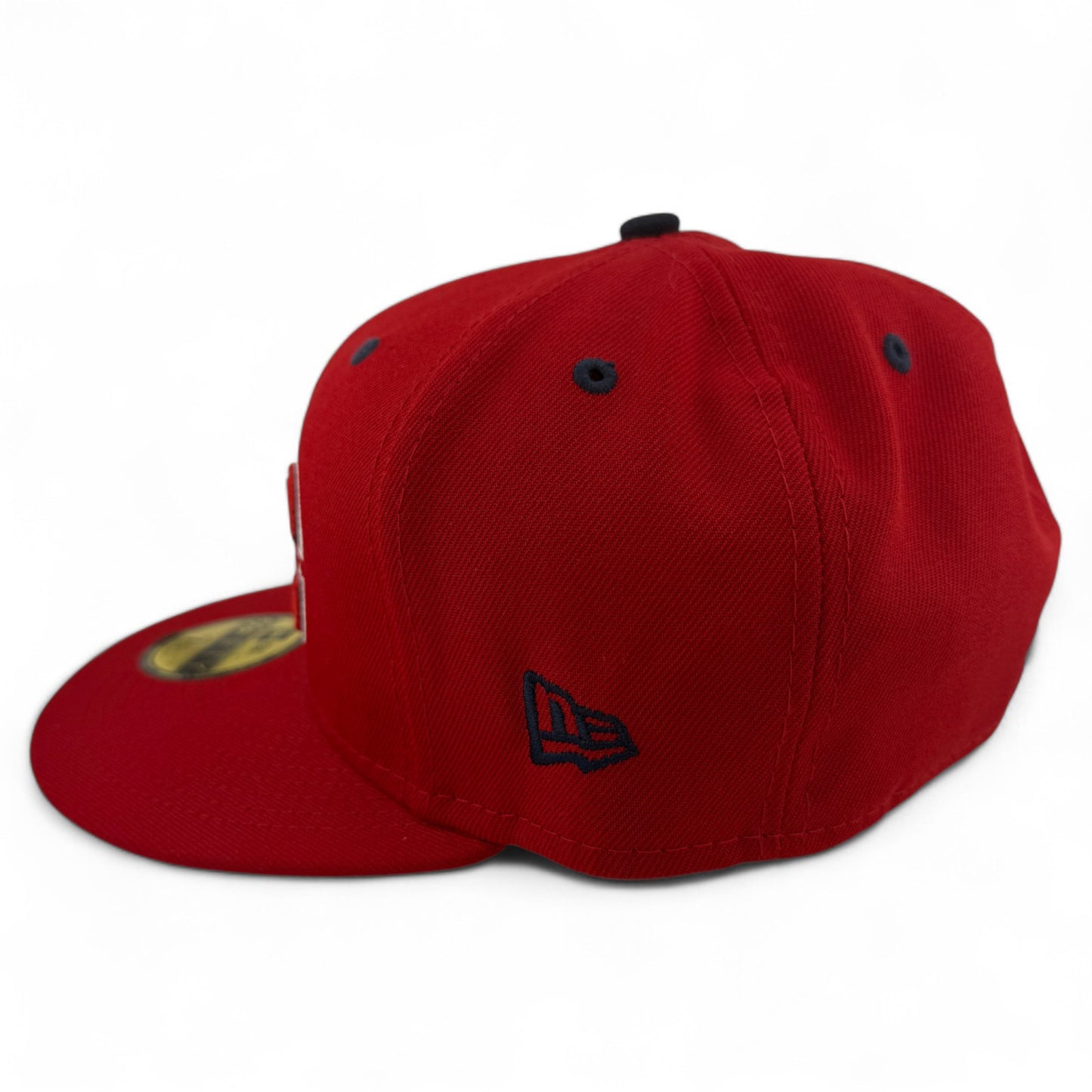 New Era Reno Aces MiLB Biggest Little City BLC Logo Red 59Fifty Fitted Hat Cap