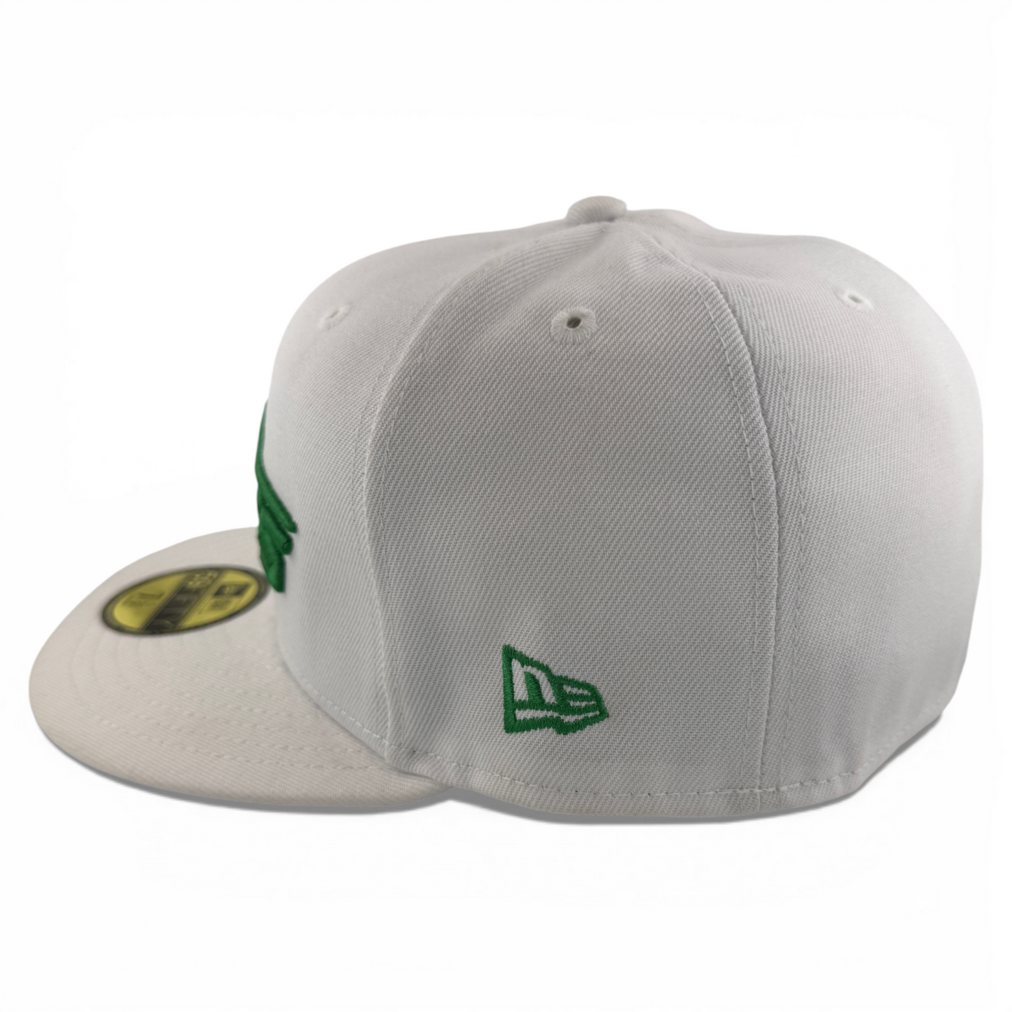 New Era New York Jets NFL Team Classic White Green Logo 59Fifty Fitted Hat Cap