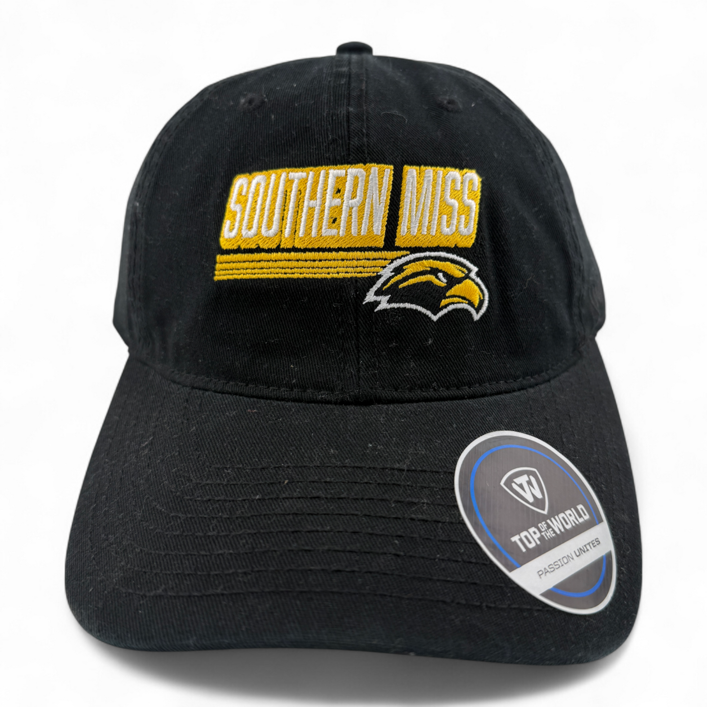 Top of the World Southern Mississippi Miss Golden Eagles Adjustable Dad Hat Cap