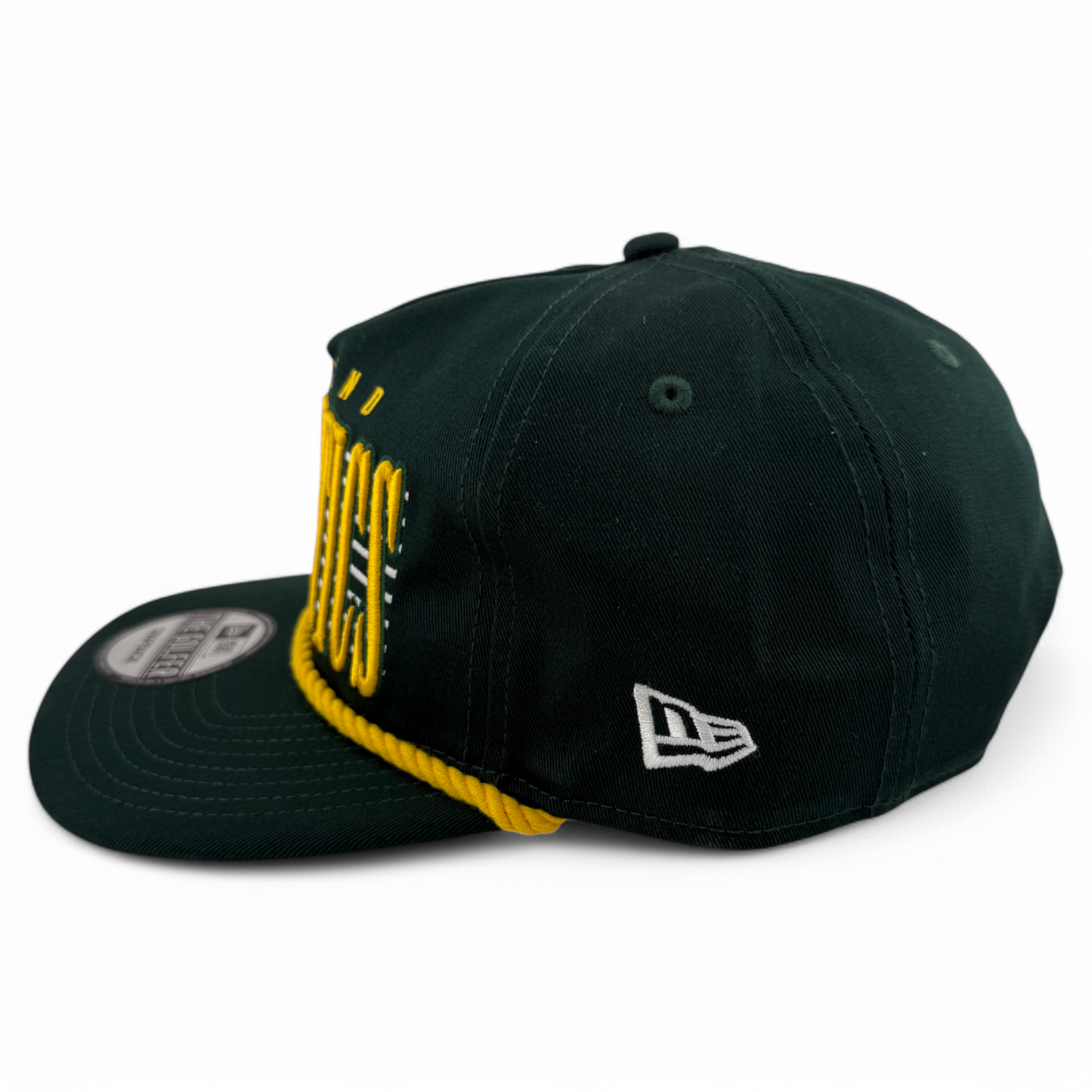 New Era Oakland Athletics A's MLB Golfer Line A-Frame Snapback Adjustable Hat