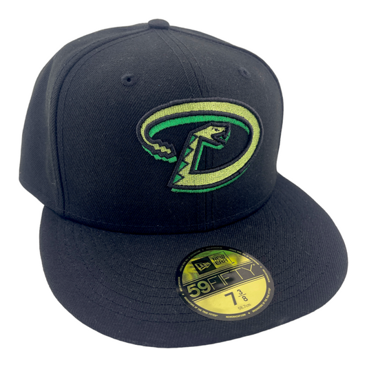 New Era Arizona Diamondbacks Metal Pop Black/Metallic Green UV 59FIFTY Hat Cap