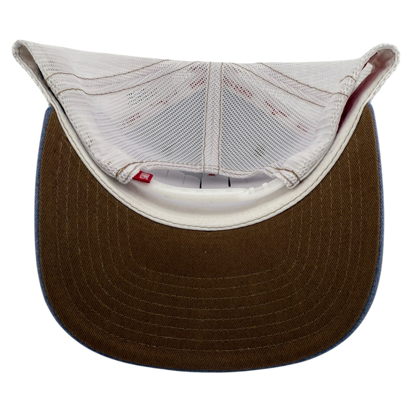 Kimes Ranch The Distance Trucker Denim Western Rodeo Snapback Adjustable Hat Cap