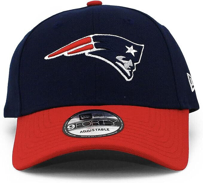 New Era New England Patriots NFL The League 9Forty Red/Blue Adjustable Hat Cap