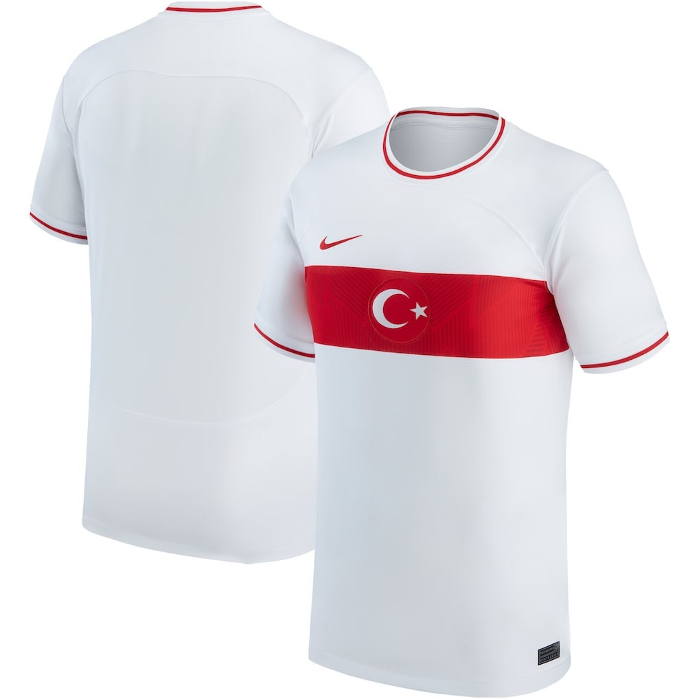 Nike Turkey National Team 2022/23 Home Replica Football Soccer Jersey White 3XL
