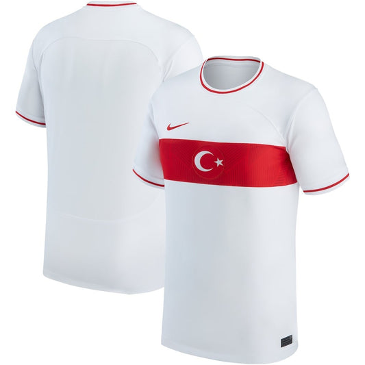 Nike Turkey National Team 2022/23 Home Replica Football Soccer Jersey White 3XL