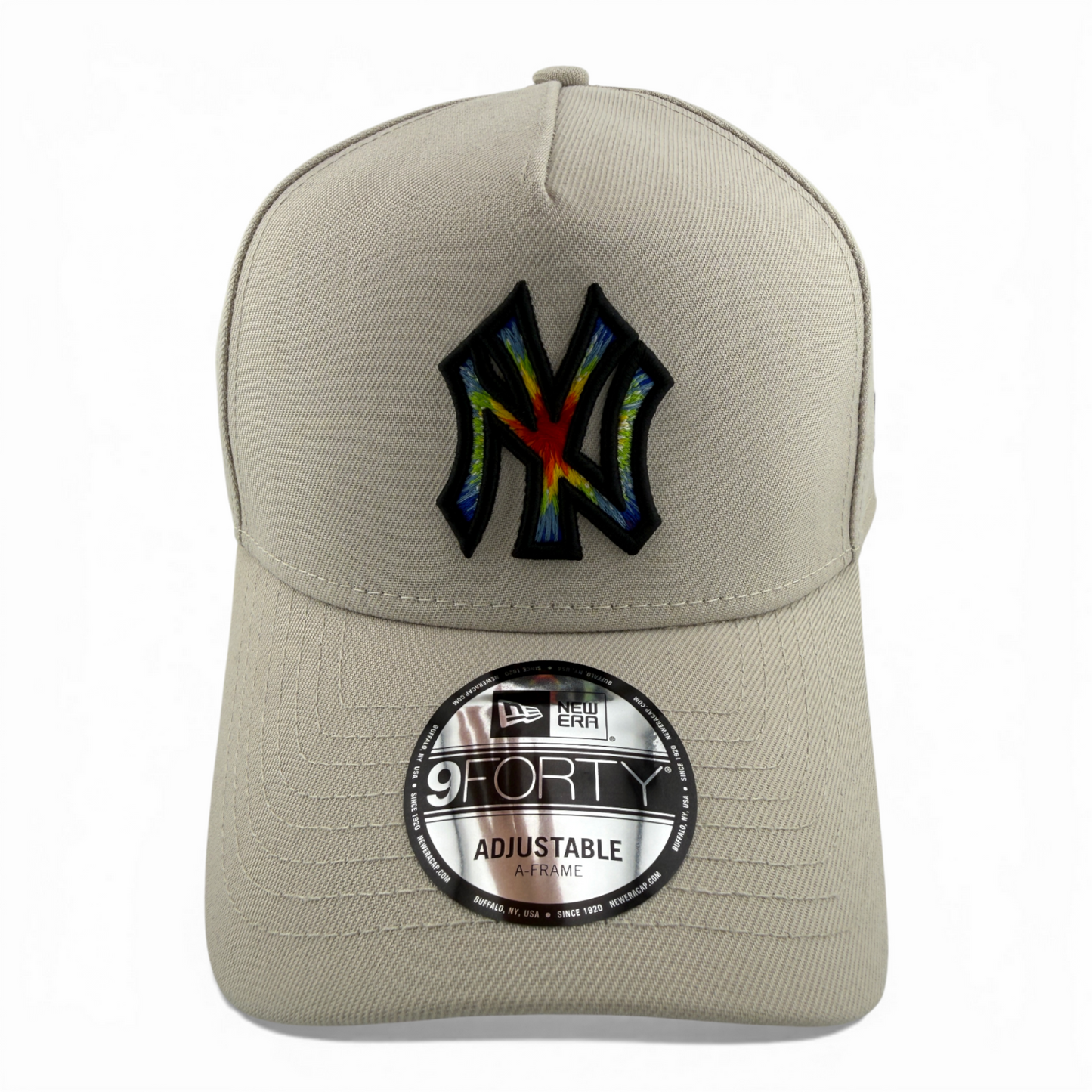 New Era New York Yankees Stone Tie Dye A-Frame 9Forty Snapback Adjustable Hat