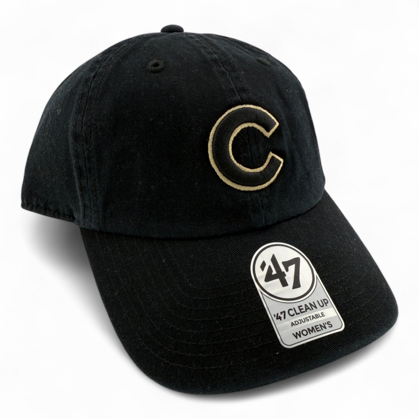 '47 Brand Chicago Cubs MLB Bagheera Under Clean Up Adjustable Dad Hat Cap Womens