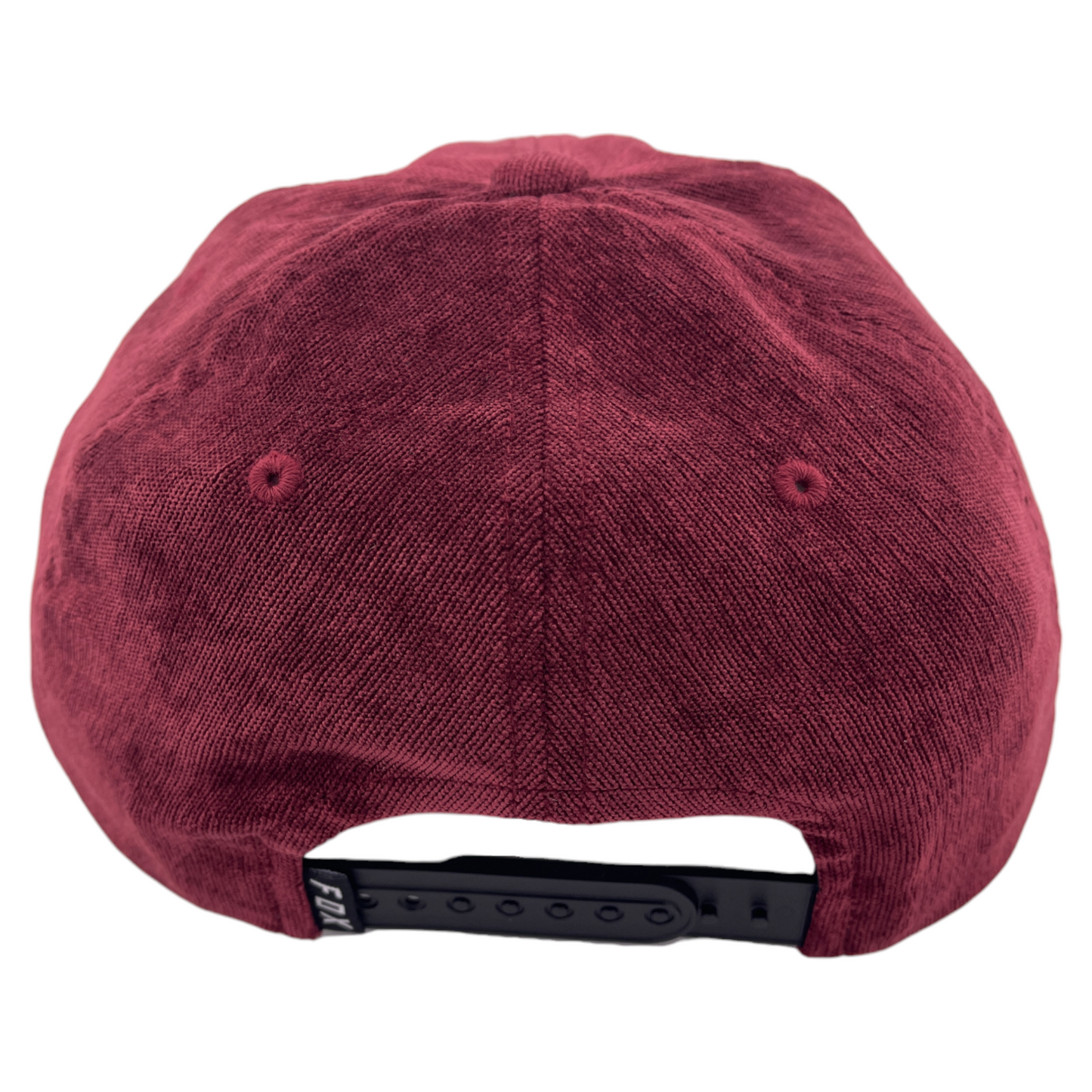 NEW Fox Racing Fixated SB Velvet Dark Maroon Red Snapback Adjustable Hat Cap NWT