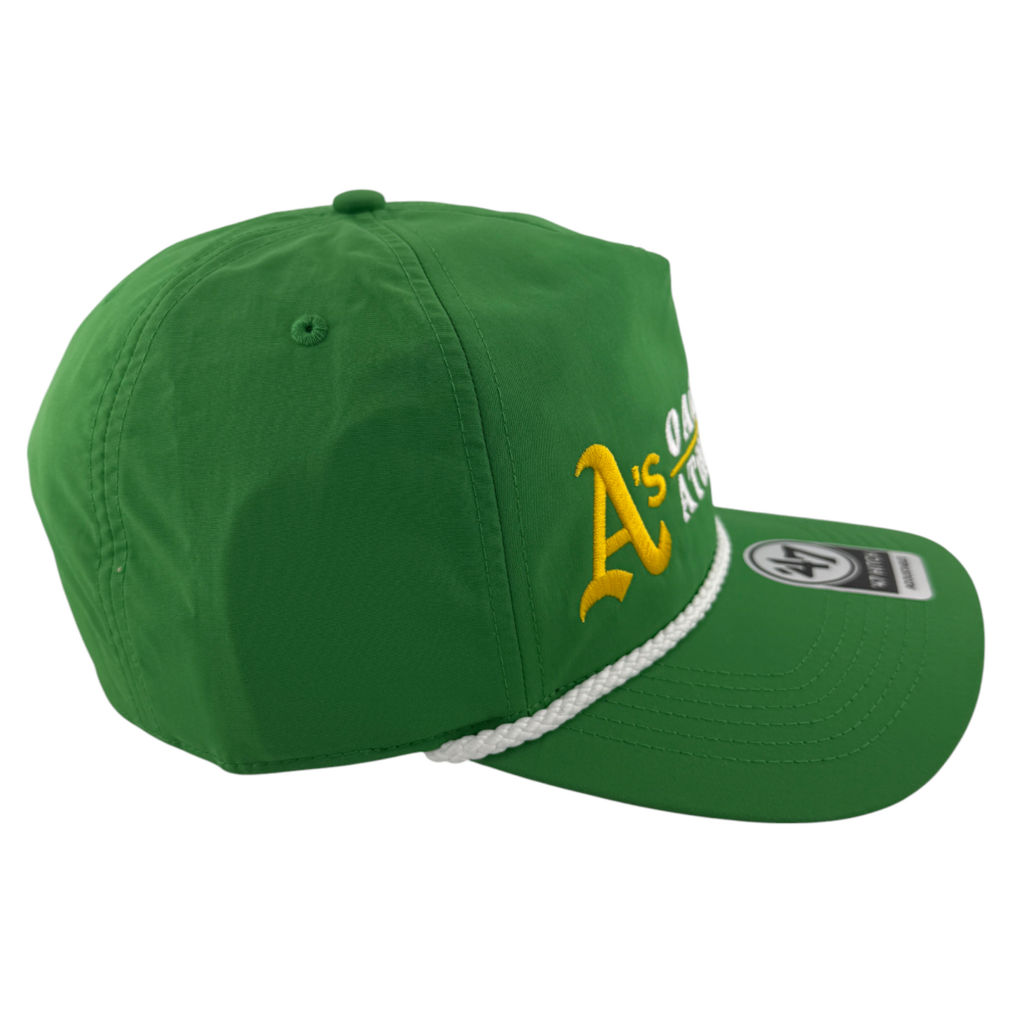 '47 Brand Oakland Athletics A's MBL Campground Hitch A-Frame Snapback Adjustable