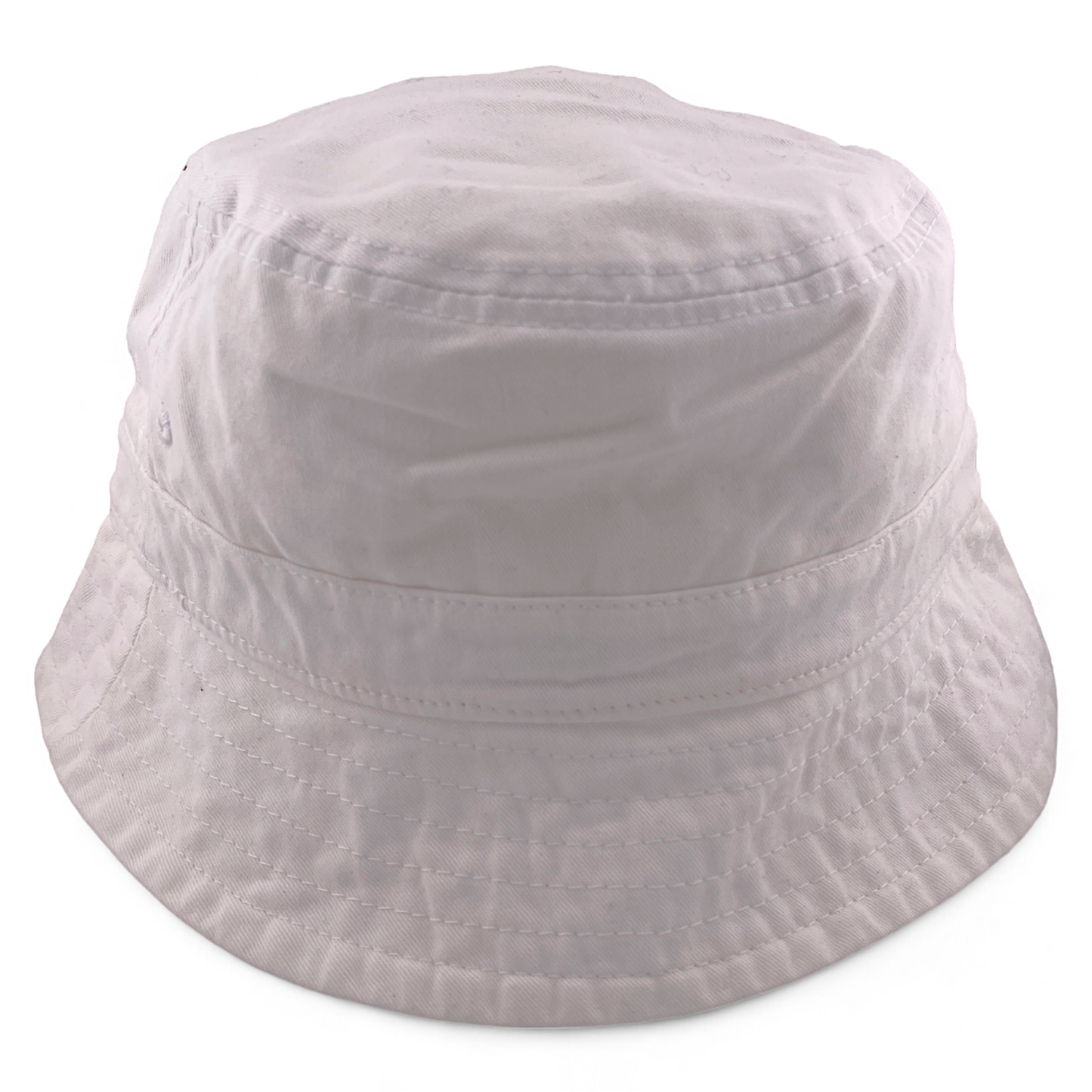 Champion Script Logo Classic All White H78459 Boonie Bucket Hat Unisex Adult S/M