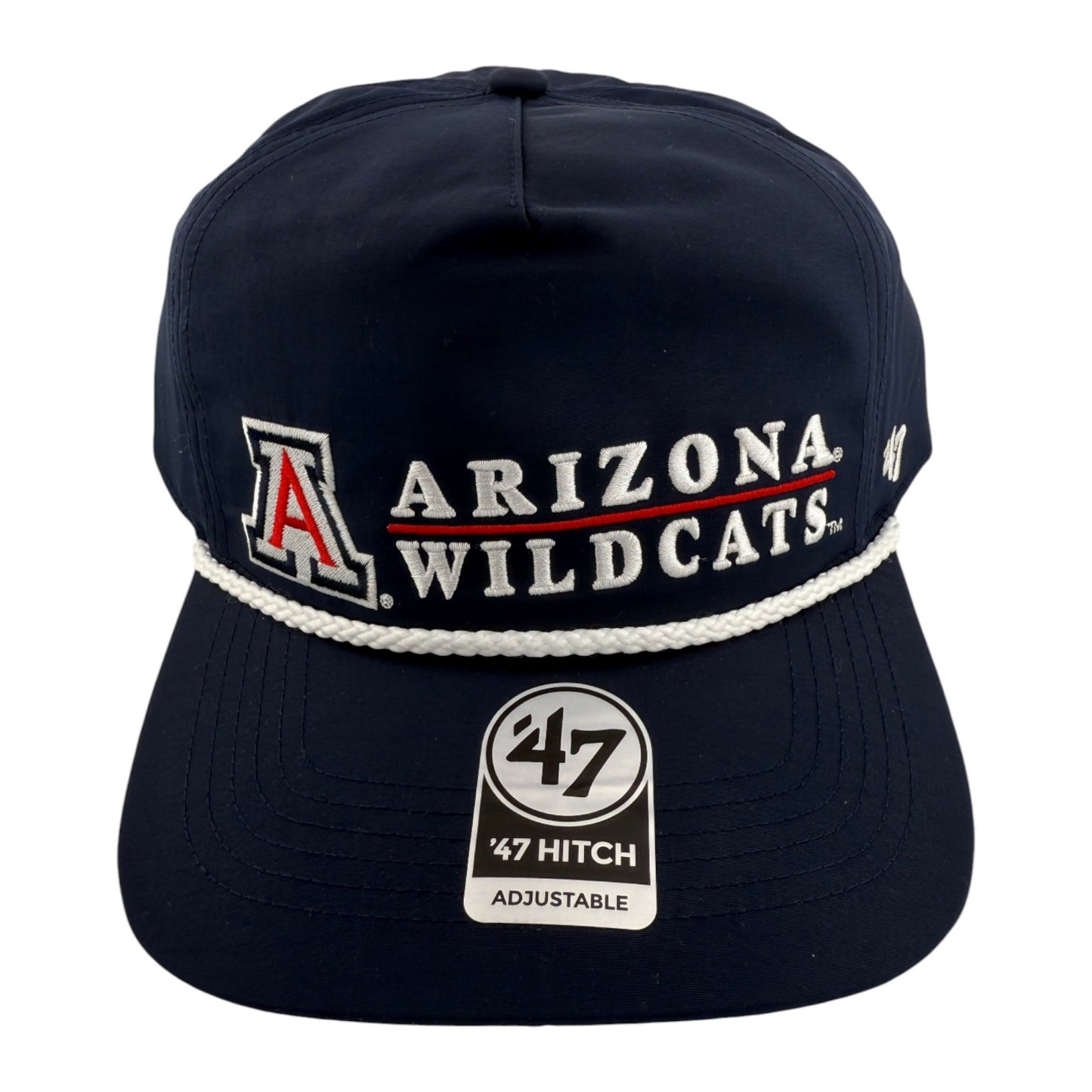 '47 Brand University of Arizona Wildcats Campground Navy Hitch Rope Snapback Hat