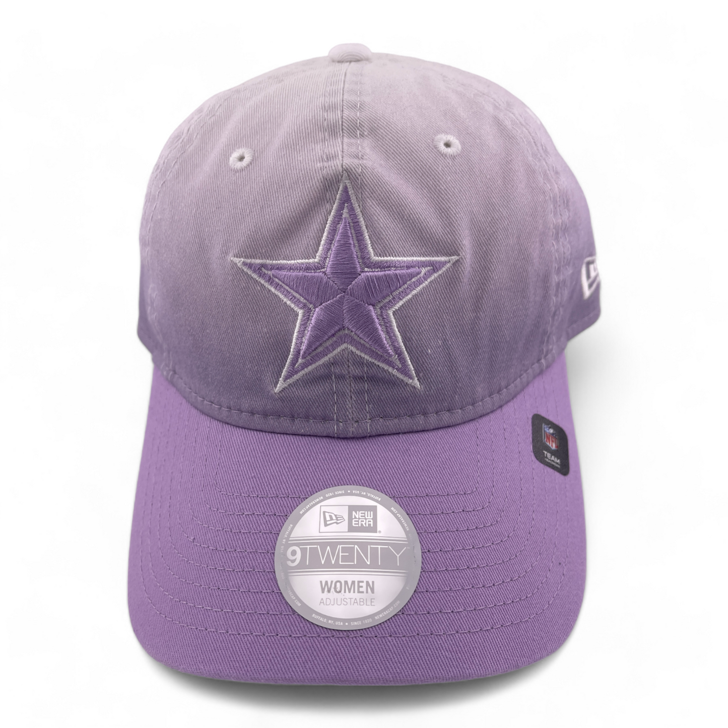 New Era Dallas Cowboys NFL Purple Fade Women's 9Twenty Adjustable Dad Hat Cap