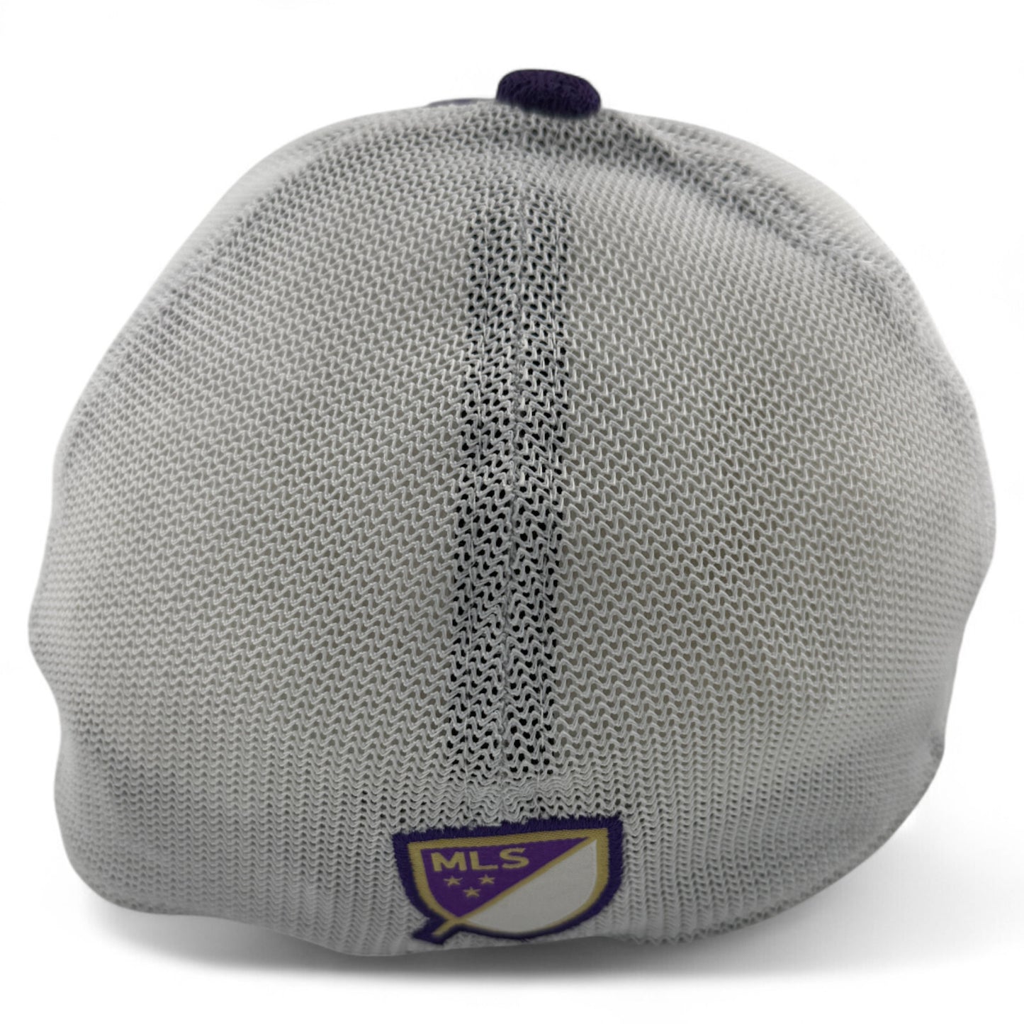 New Era Orlando City SC MLS Purple Kick-Off Mesh Back 39Thirty Flex Fit Hat Cap