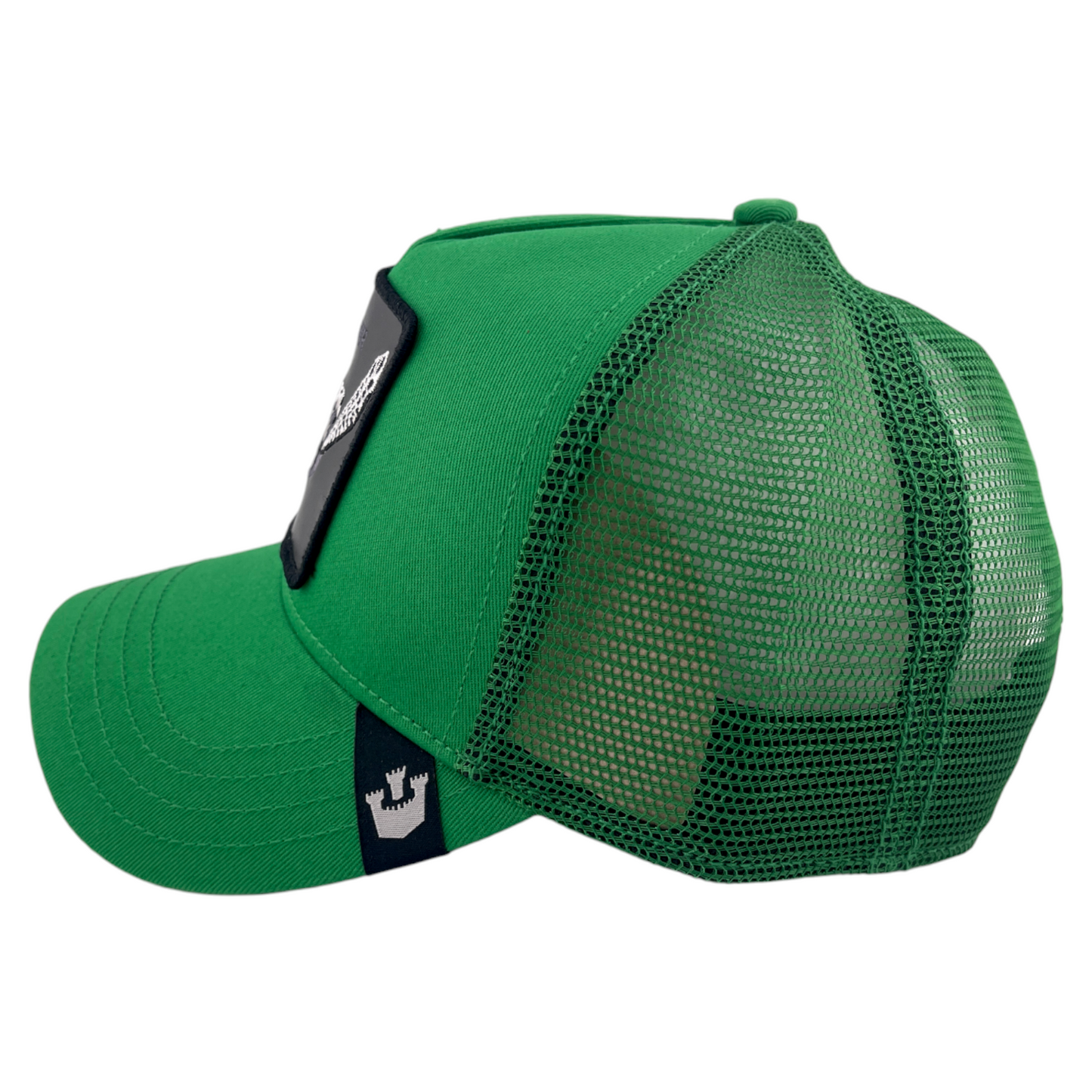 Goorin Bros The Reefer Sea Turtle Farm Green Mesh Back Trucker Snapback Hat Cap