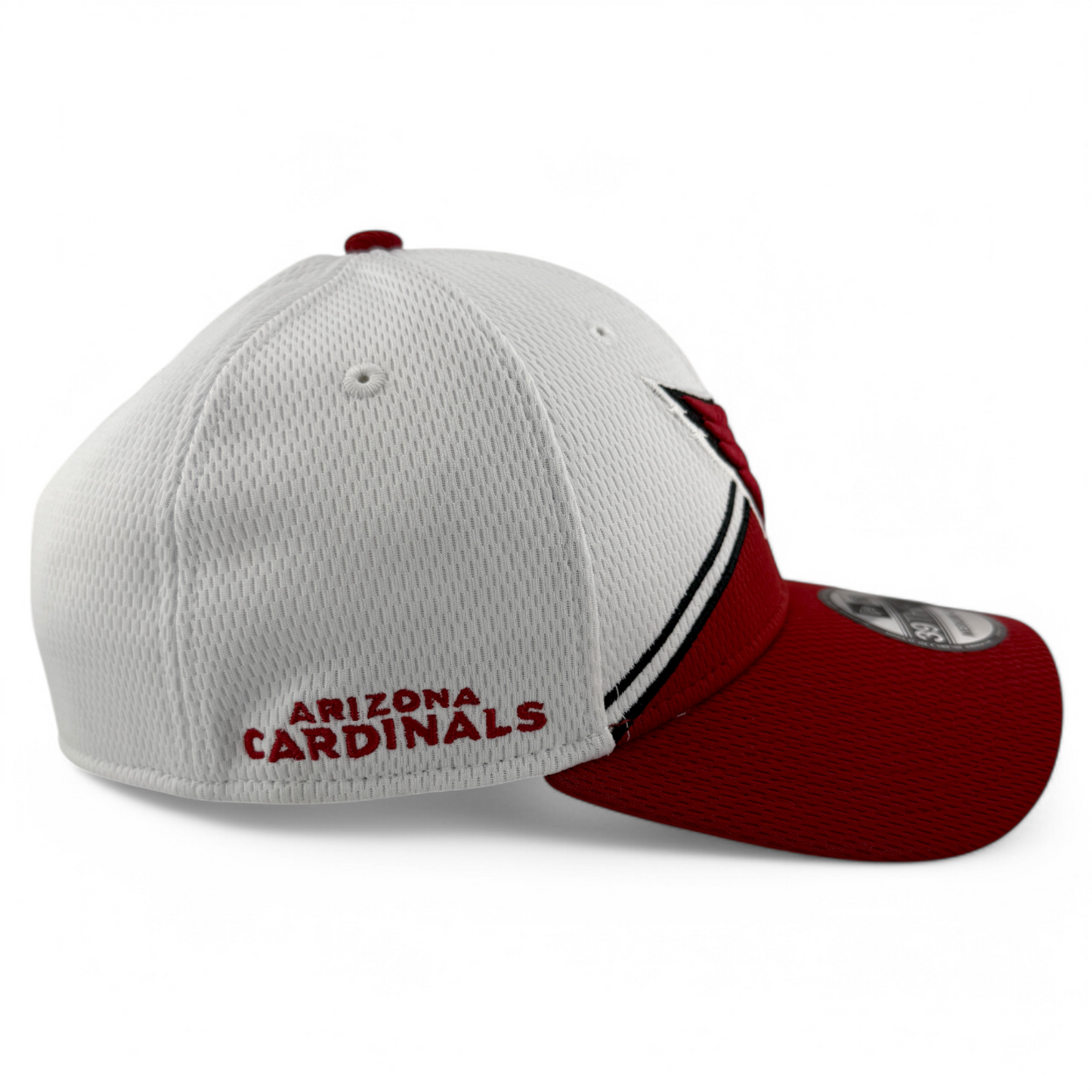 New Era Arizona Cardinals NFL 2023 Sideline White Neo 39Thirty Flex Fit Hat Cap