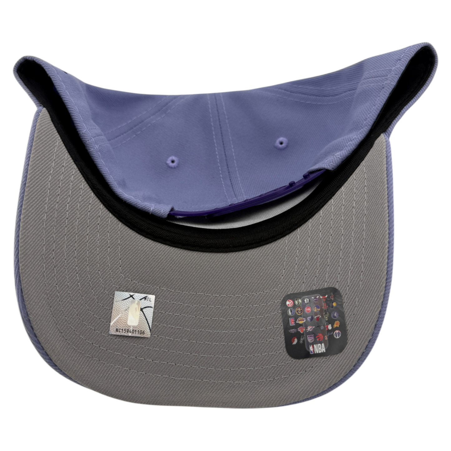 New Era Los Angeles Lakers NBA Lavender A-Frame 9Forty Snapback Adjustable Hat