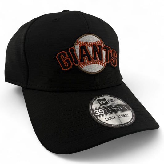 New Era San Francisco Giants MLB 2023 Clubhouse Black 39Thirty Stretch Fit Hat