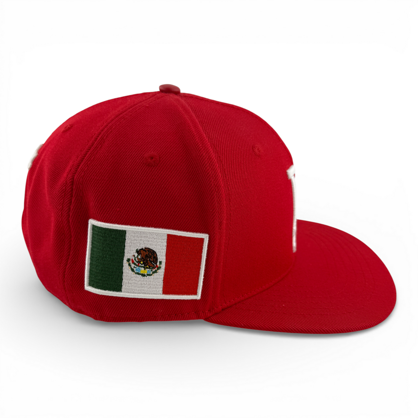 Pro Standard Los Angeles Dodgers MLB Mexico Flag Logo Red Adjustable Snapback