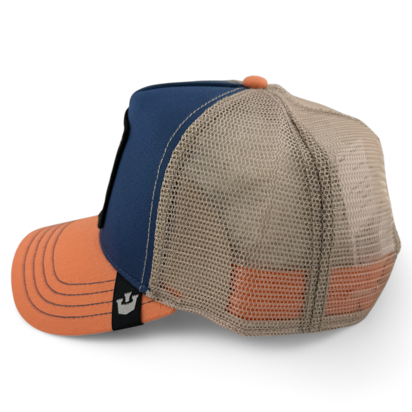 Goorin Bros The Panther The Farm Peach/Blue Trucker Adjustable Snapback Hat Cap
