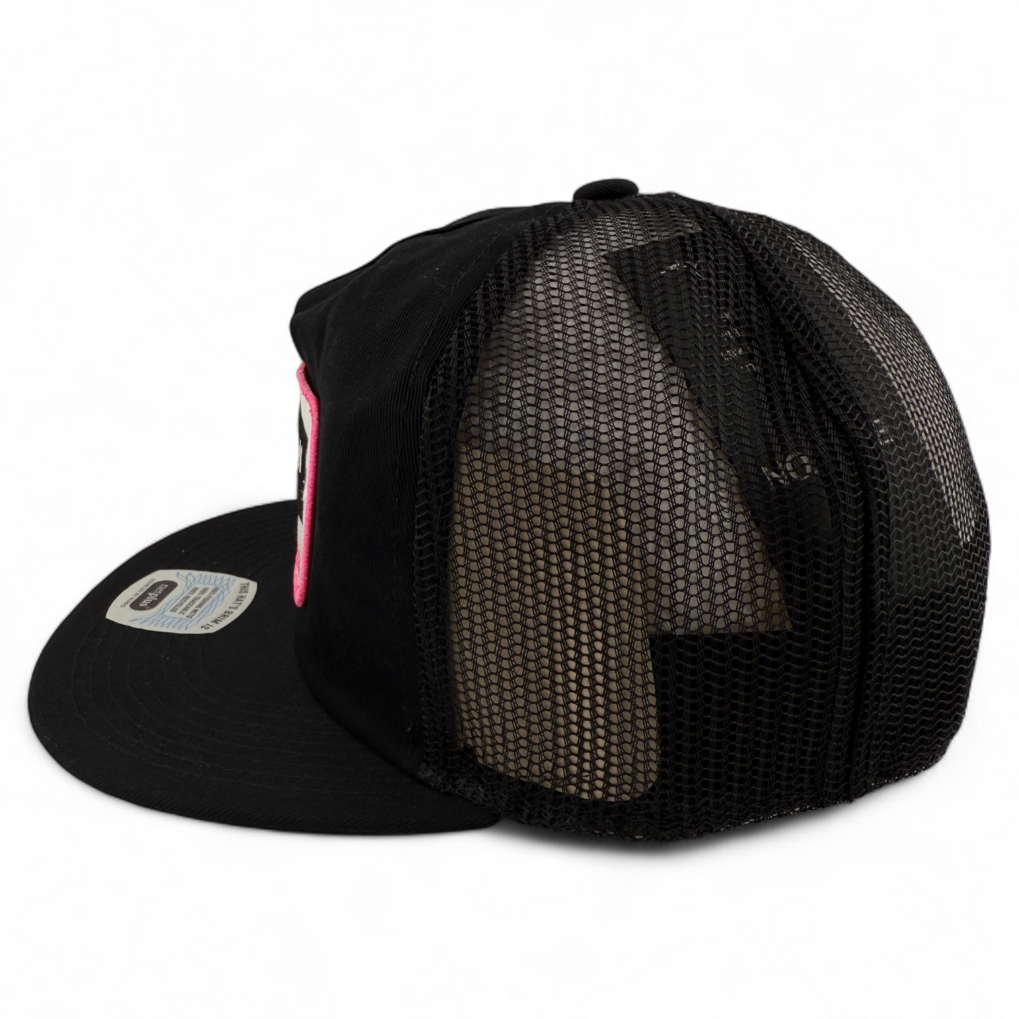 Brixton Company Neon Fallbrook HP Pink Mesh Back Trucker Snapback Adjustable Hat