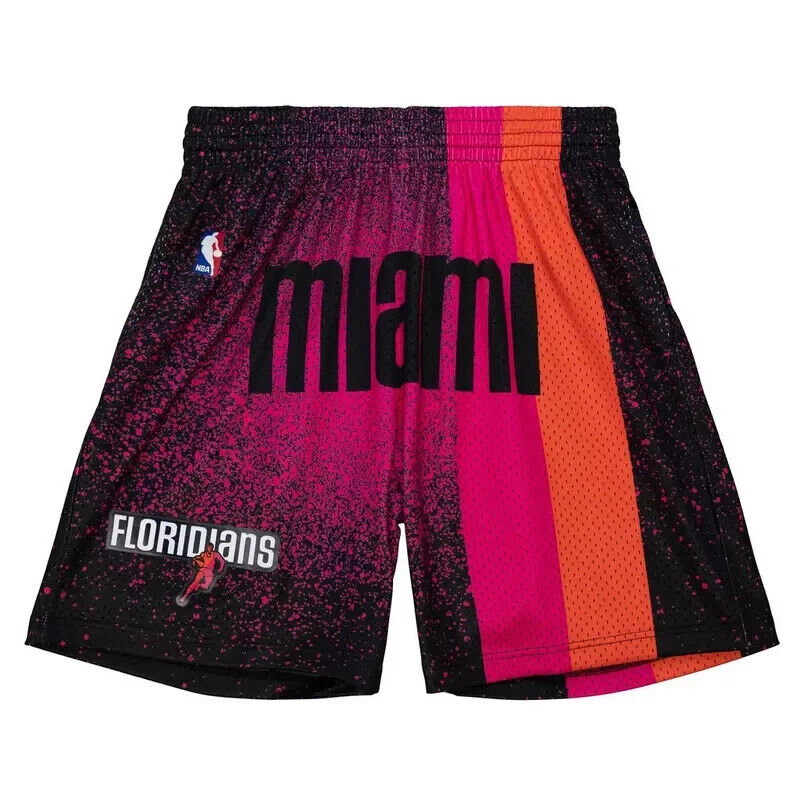 Mitchell & Ness Miami Heat Re-Take Gradient Swingman Shorts NBA Men's