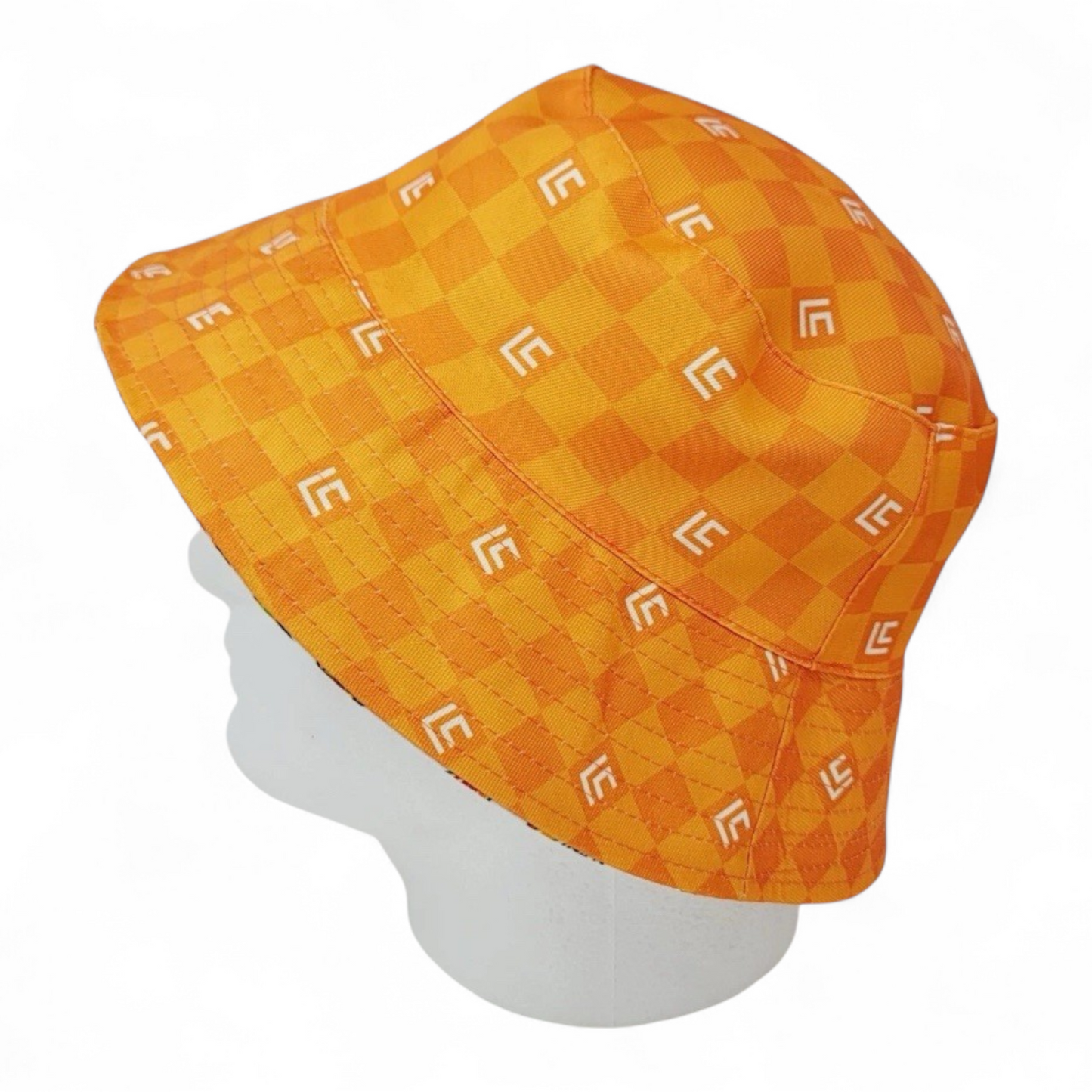 NEW Little Caesars Mountain Dew Mango Rush Reversible Bucket Hat Limited Edition