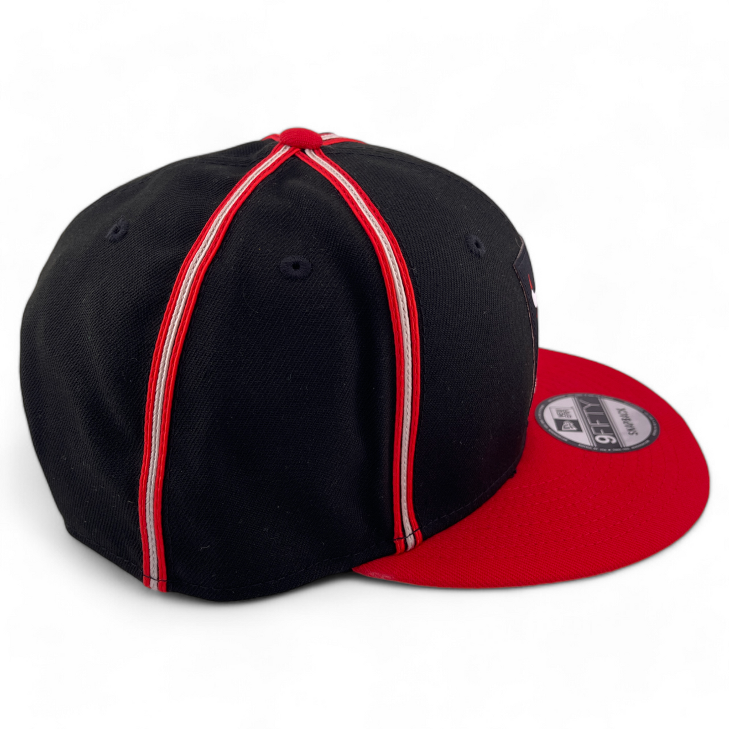 New Era Chicago Bulls NBA Retro 4 "Remastered" Red/Black 9Fifty Snapback Hat Cap