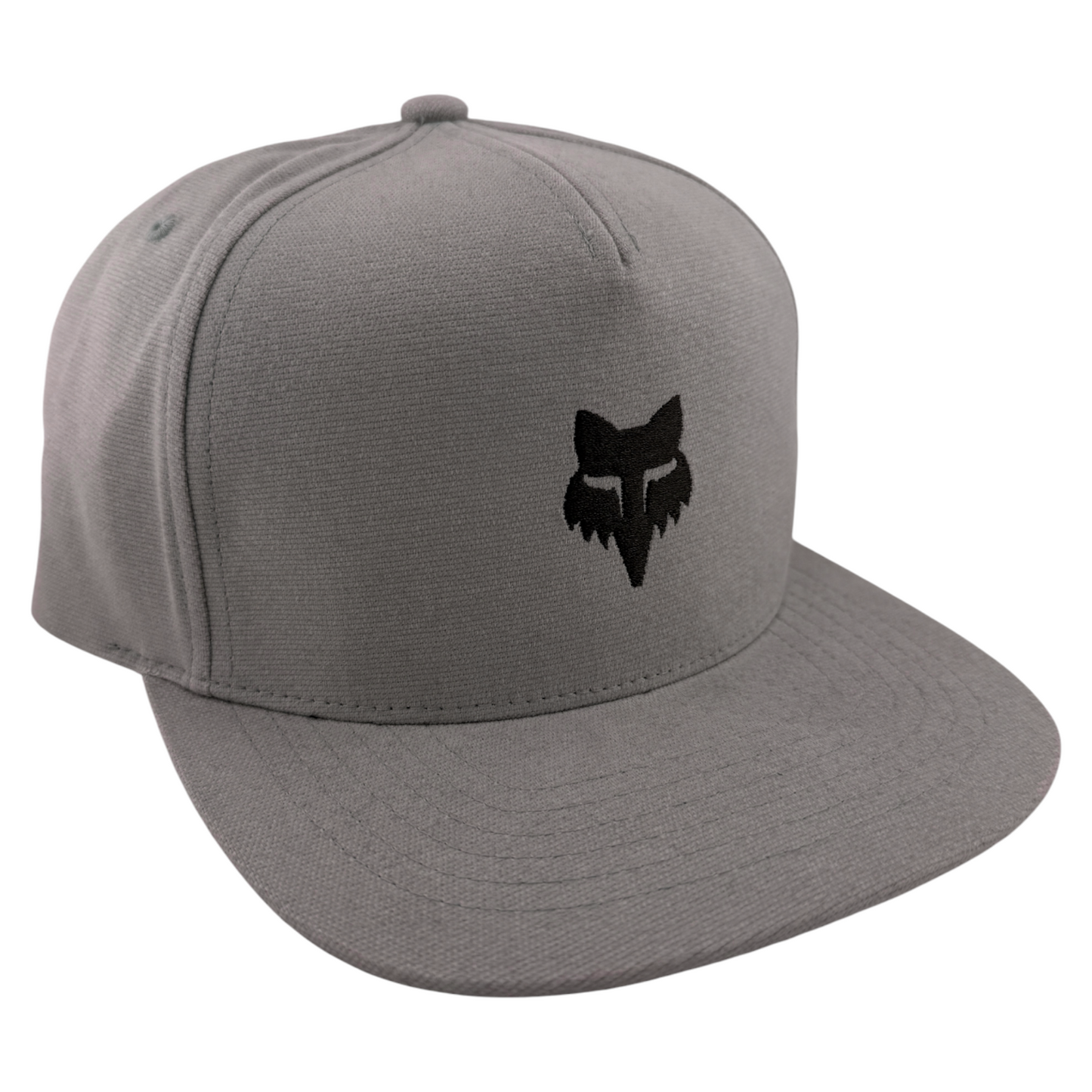 Fox Racing Fox Head Logo Grey/Black A-Frame Adjustable Snapback Hat Cap