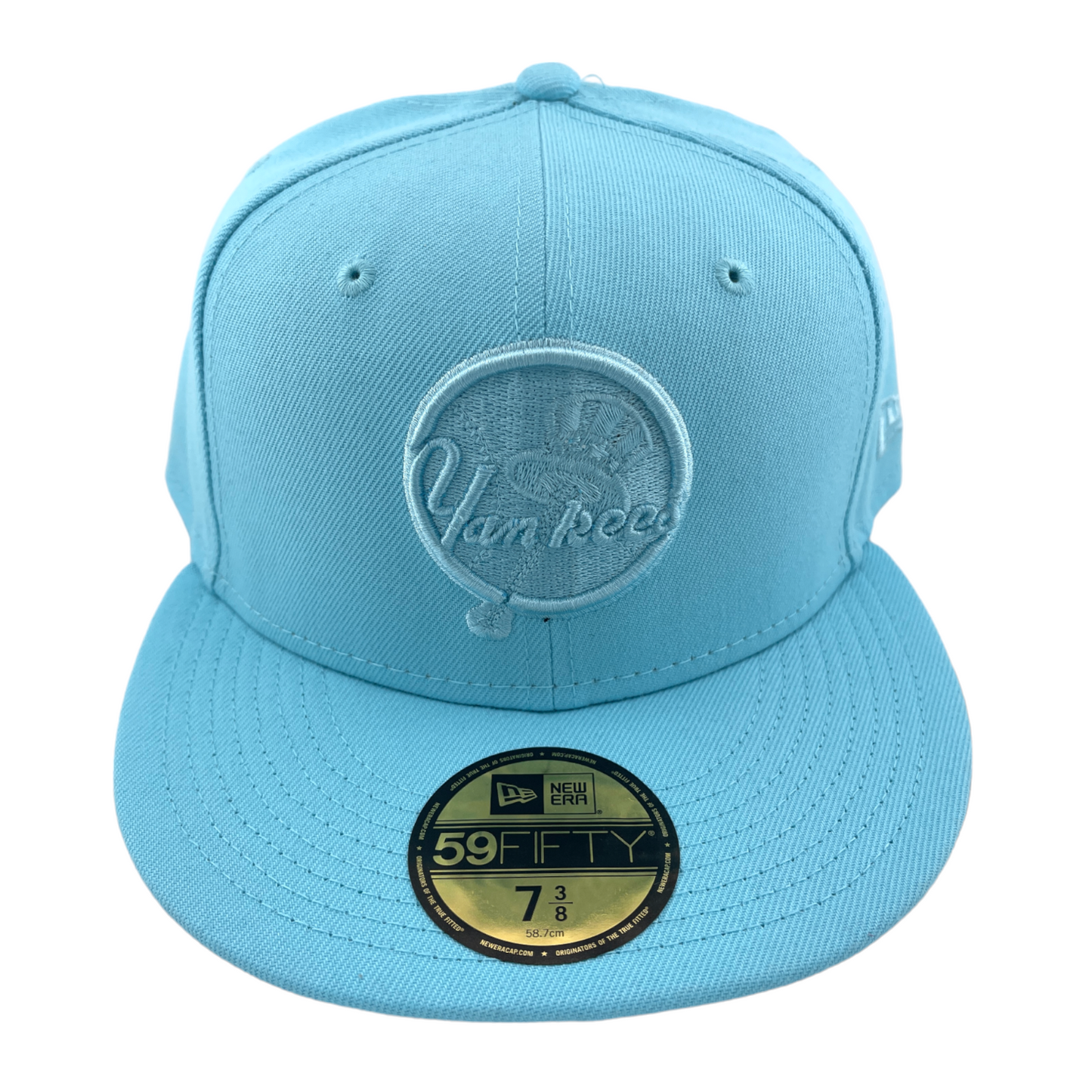 New Era New York Yankees Light Blue Color Pack Grey UV MLB 59FIFTY Fitted Hat Cap