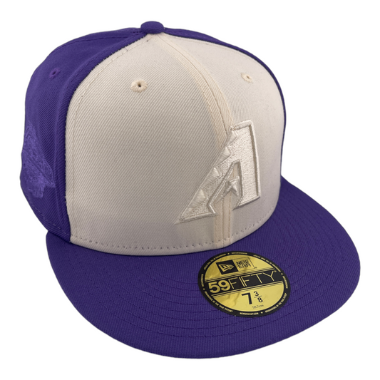 New Era Arizona Diamondbacks World Series 2001 Side Patch Cream 59FIFTY Hat Cap