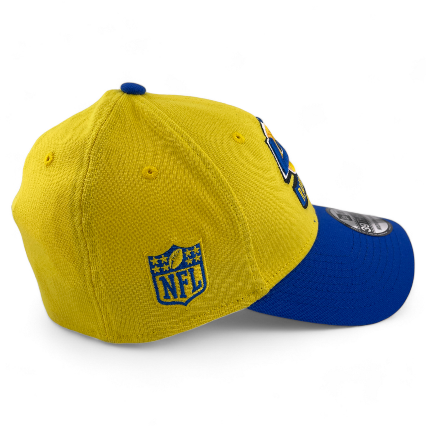 New Era Los Angeles Rams NFL 2022 Sideline Yellow 39Thirty Hat Cap