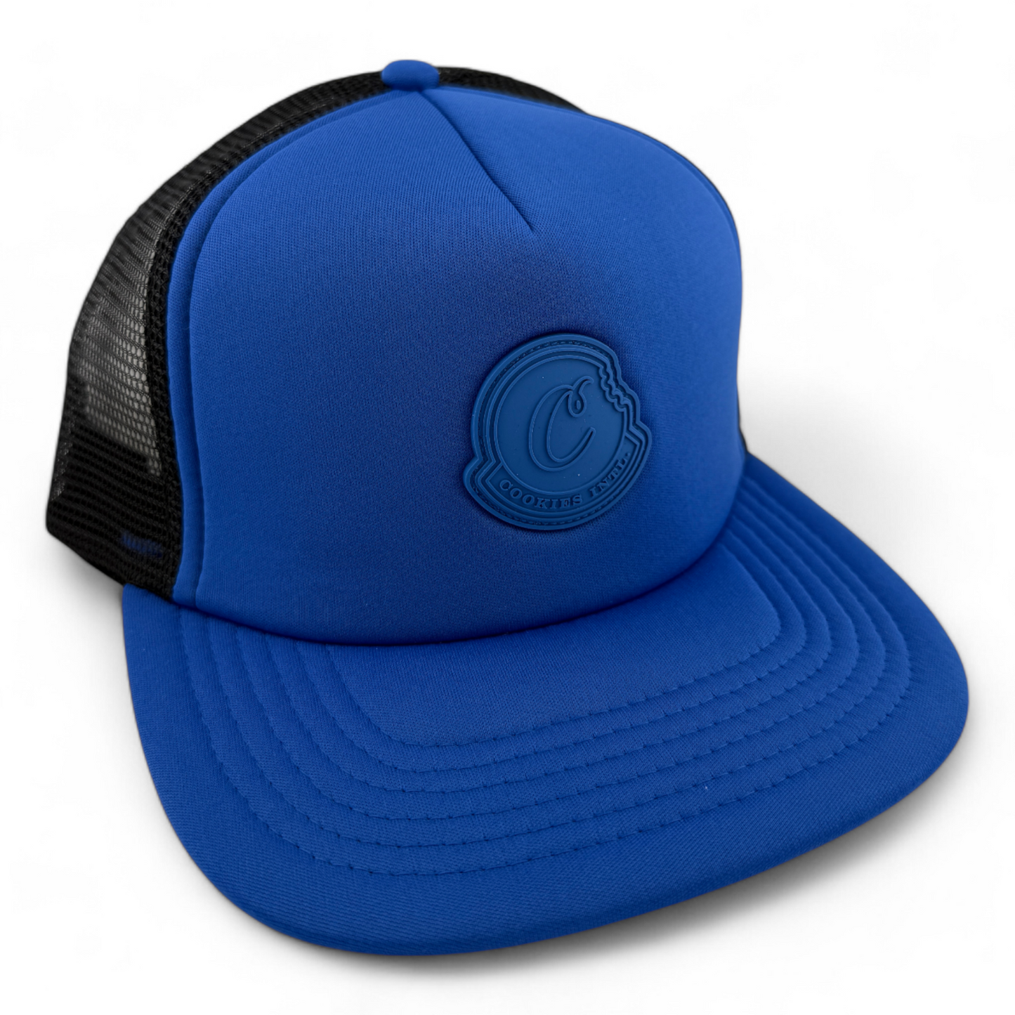 Cookies Few Are Frozen Blue Foam Trucker Mesh Back Adjustable Snapback Hat Cap