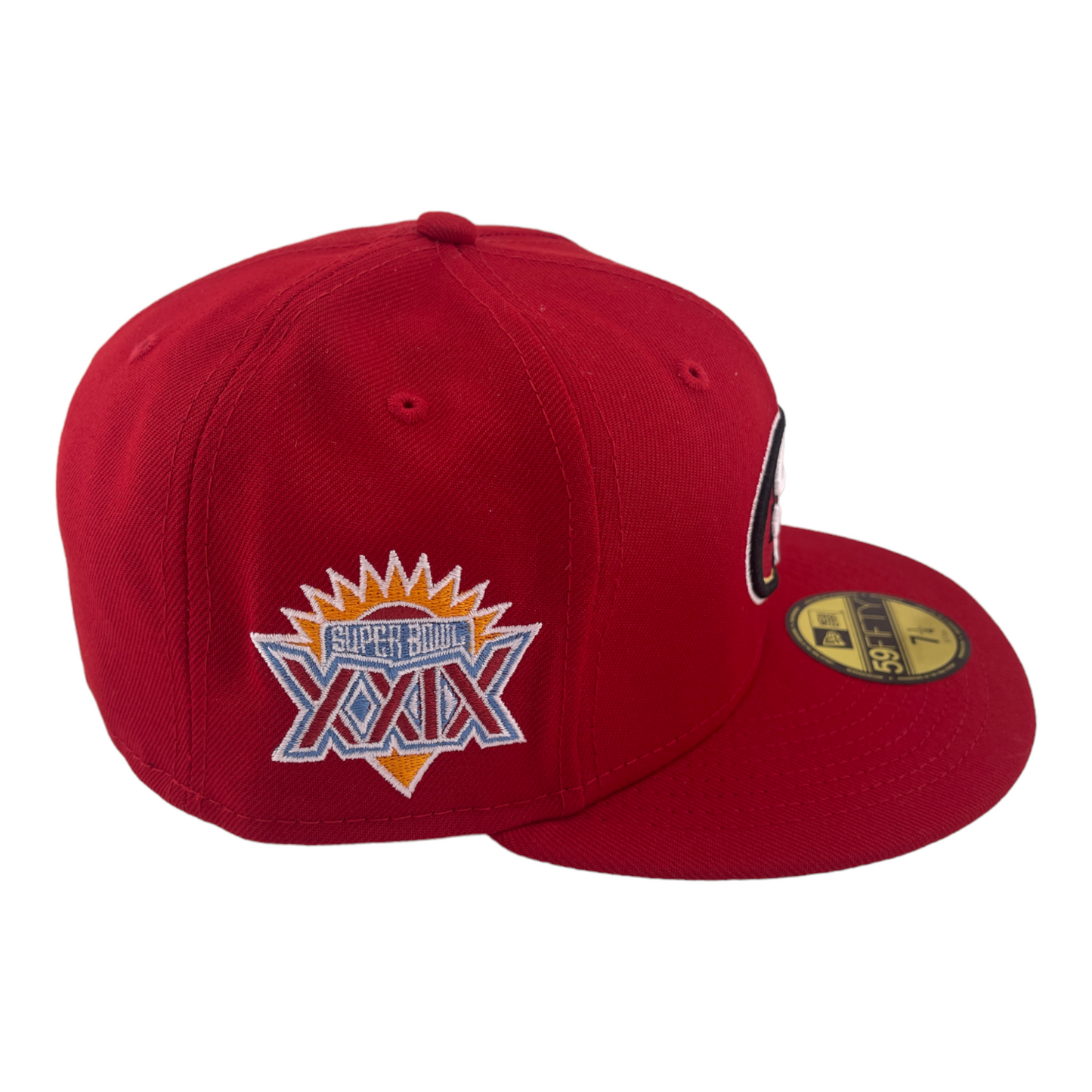 New Era San Francisco 49ers Super Bowl XXIX Side Patch Red 59FIFTY Fitted Hat Cap