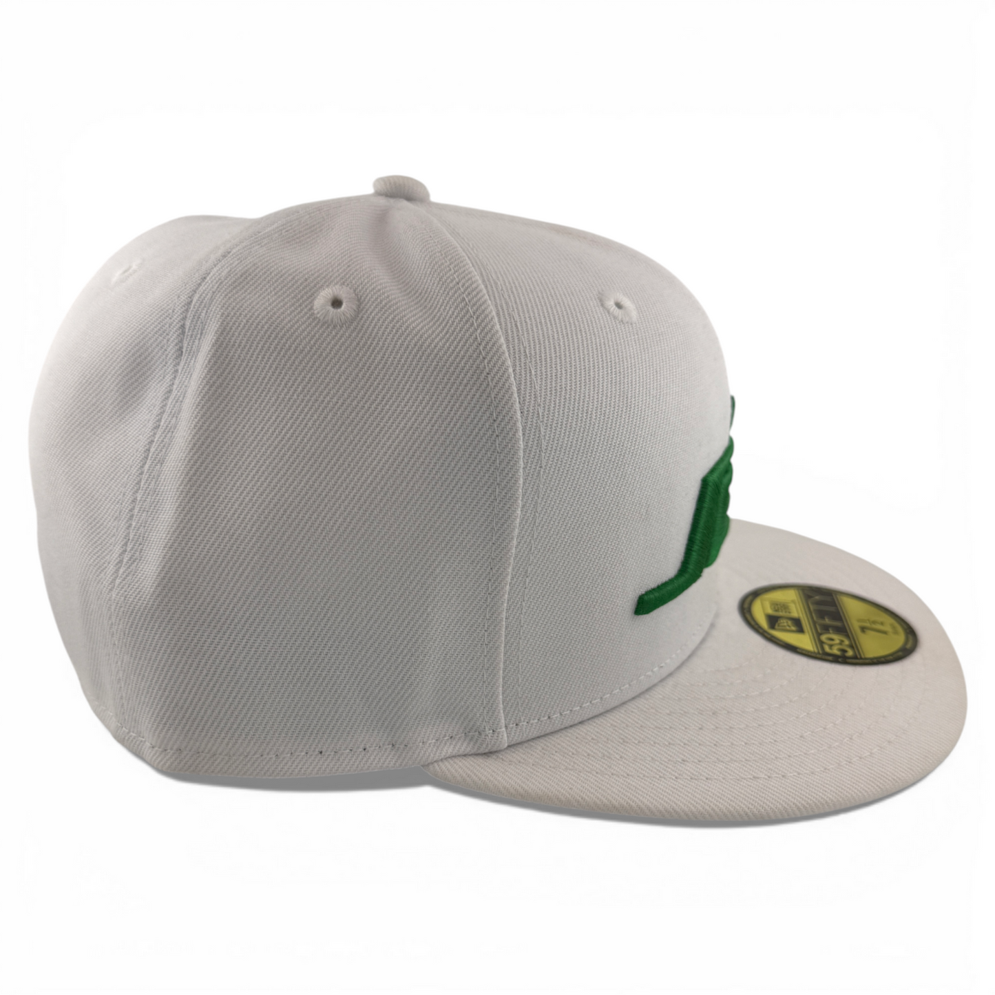 New Era New York Jets NFL Team Classic White Green Logo 59Fifty Fitted Hat Cap