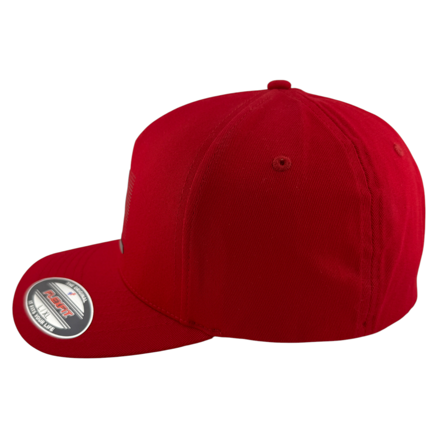 Fox Racing Optical Fox Head Red Sport A-Frame Stretch Flexfit Flex Fit Hat Cap