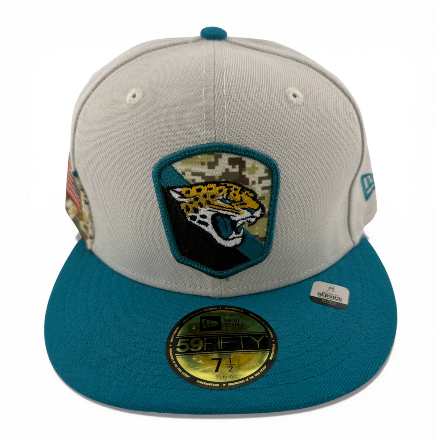 New Era Jacksonville Jaguars NFL 2023 Salute to Service 59Fifty Fitted Hat Cap