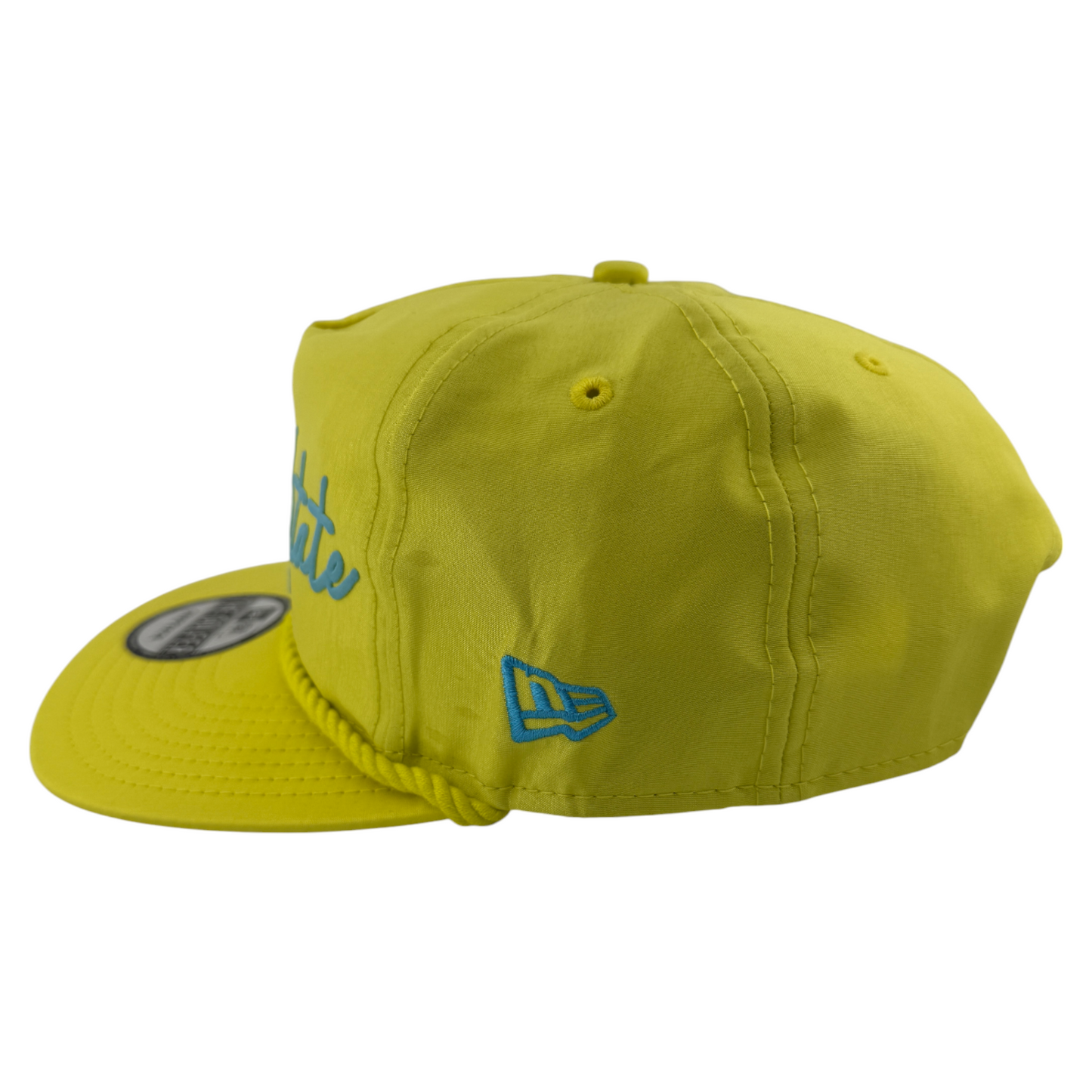 New Era Golden State Warriors Neon Script The Golfer Rope A-Frame Snapback Hat