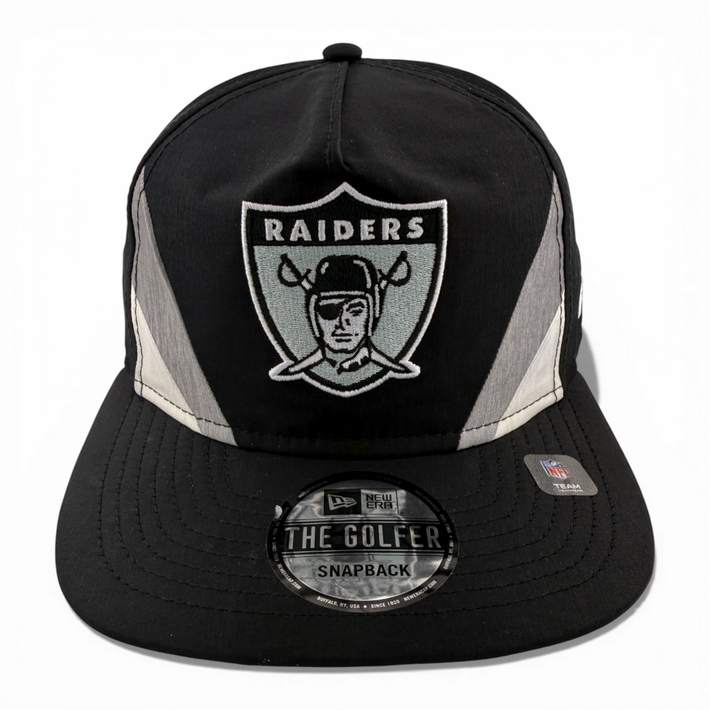 New Era Las Vegas Raiders Retro Nylon Rope Golfer A-Frame Snapback Adjustable