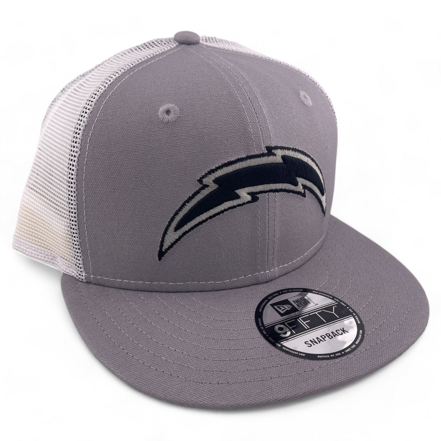 New Era Los Angeles Chargers NFL Gray Matter 9FIFTY Mesh Back Snapback Hat Cap