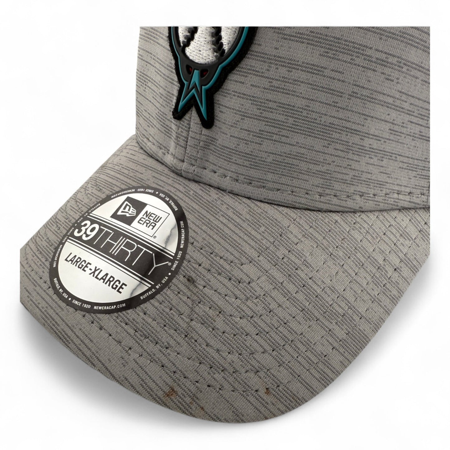 DAMAGED New Era Arizona Diaomondbacks MLB 2023 Clubhouse Grey 39Thirty Hat