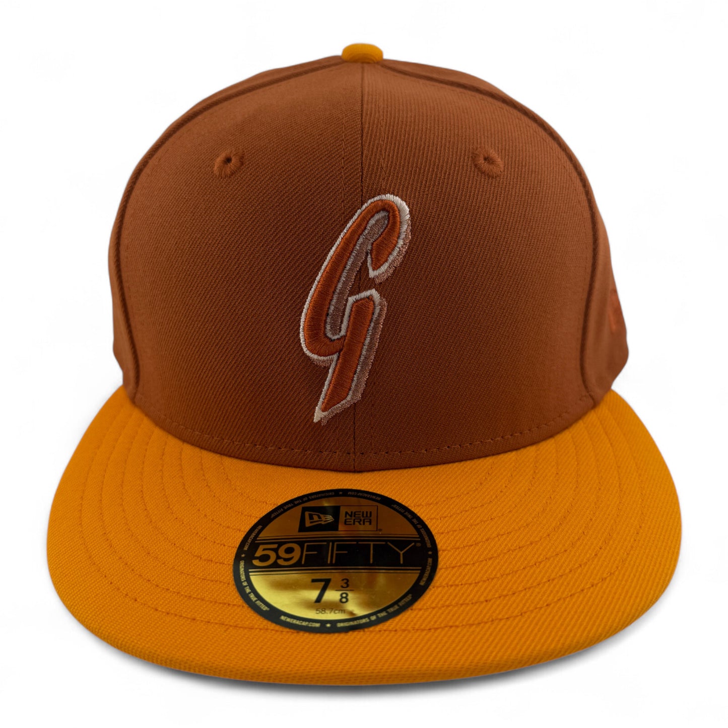 New Era San Francisco Giants MLB Rust Gold Pack Tan 59FIFTY Fitted Hat Cap