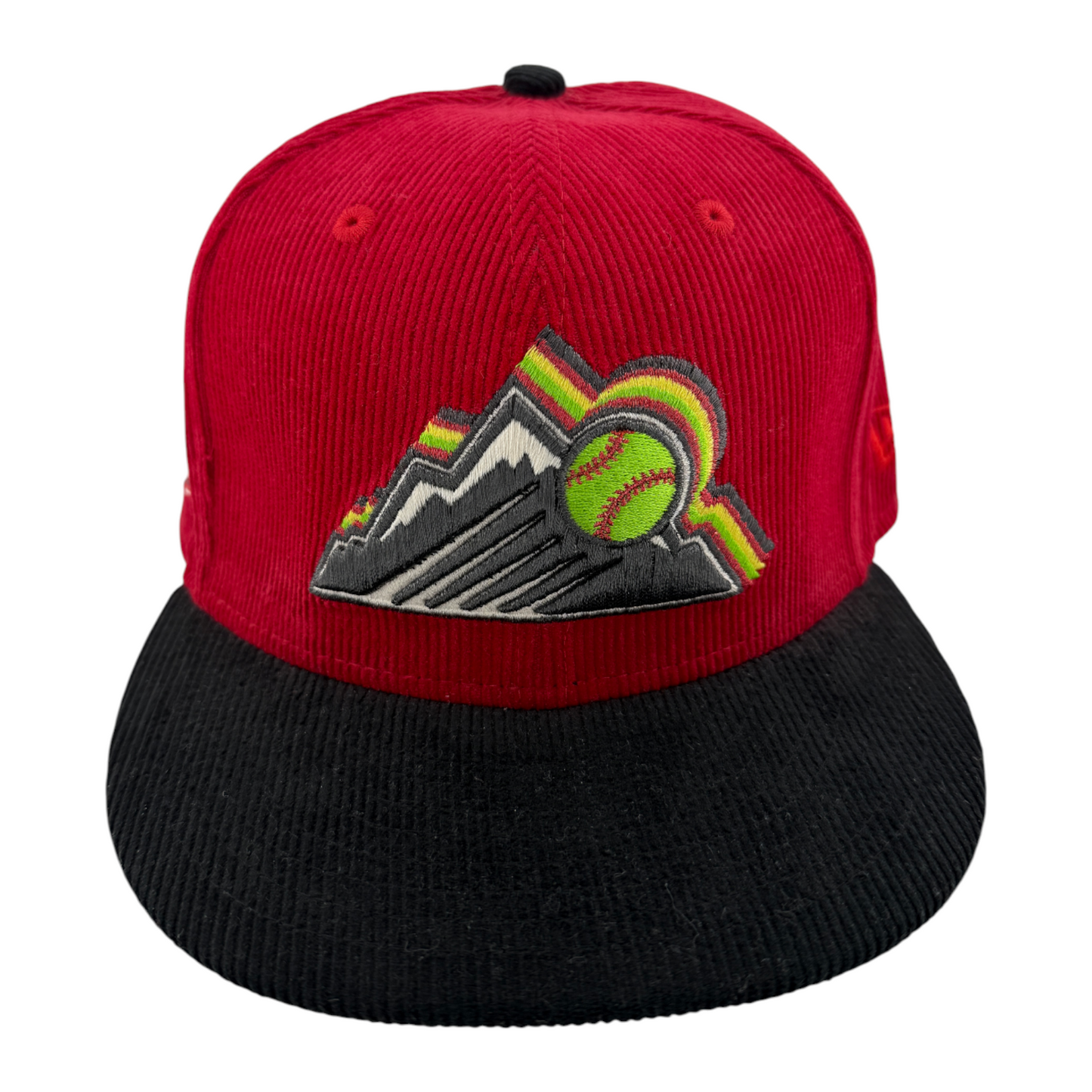 New Era Colorado Rockies MLB Full Corduroy 20th Anniversary 59FIFTY Fitted Hat