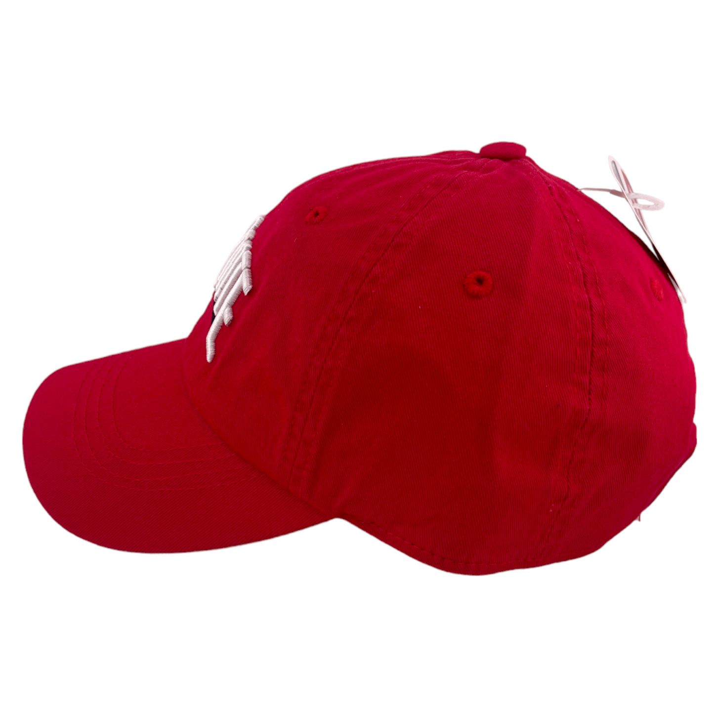 Ohio State University Buckeyes NCAA Script Logo Red Adjustable Dad Hat Cap