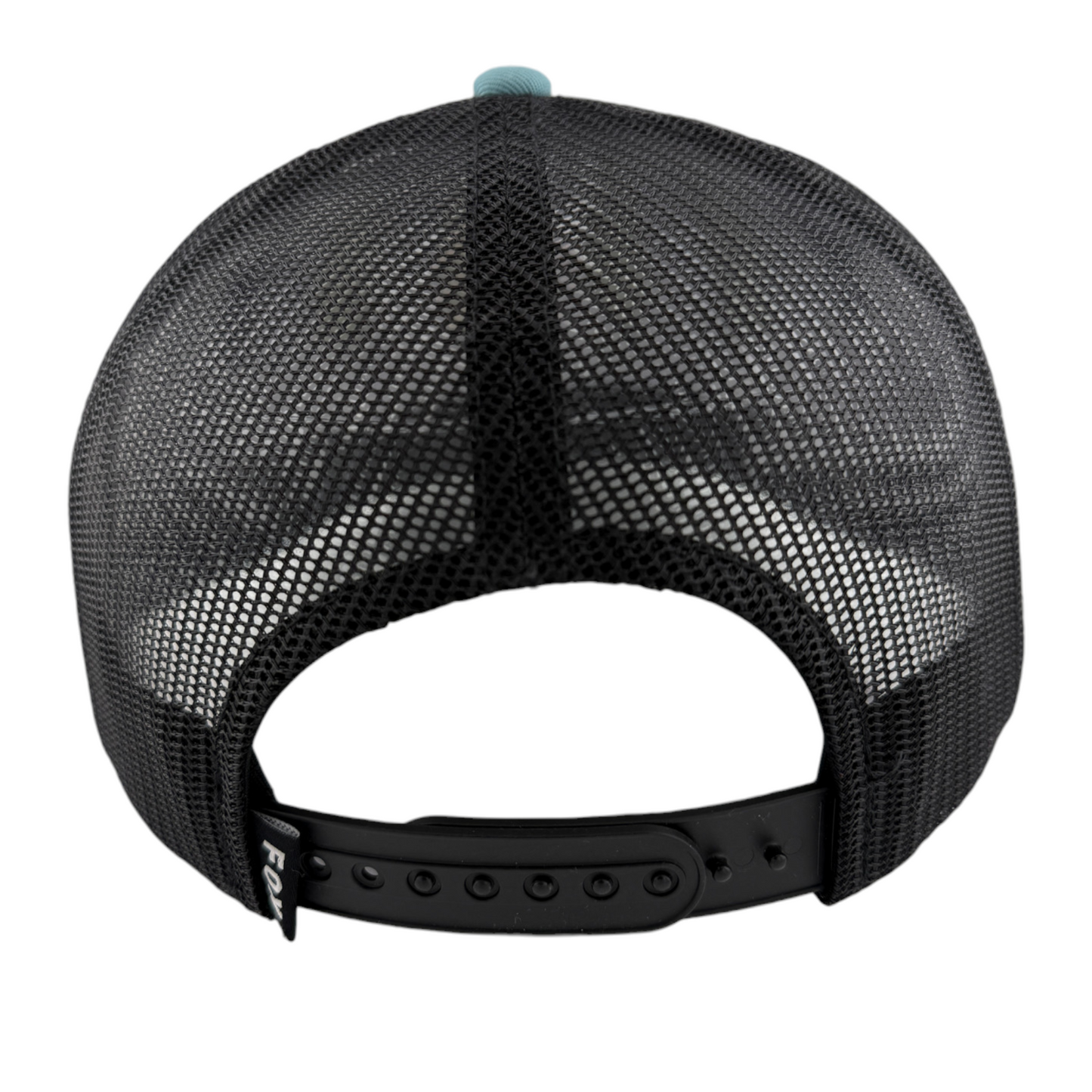 Fox Racing Head Teal A-Frame Foam Mesh Back Trucker Adjustable Snapback Hat Cap